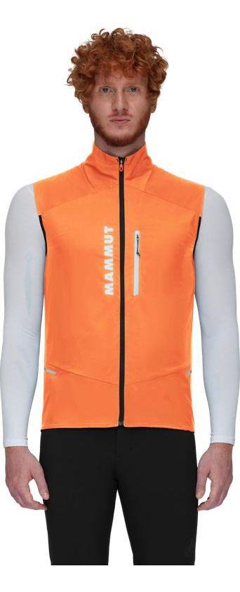 Chaqueta Mammut Hombre Cortavientos Aenergy Hybrid Naranjo-0