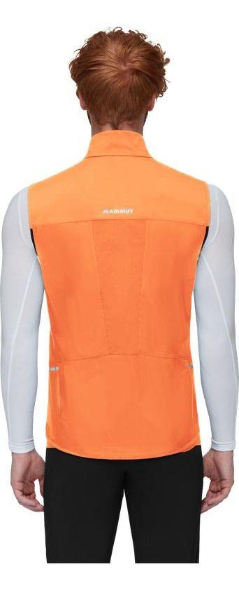 Chaqueta Mammut Hombre Cortavientos Aenergy Hybrid Naranjo-1