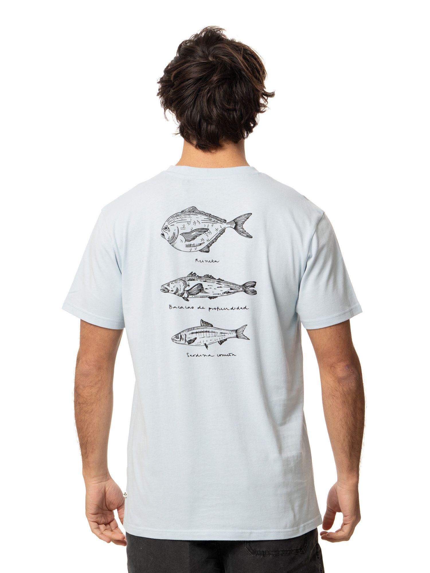 Polera Kivül Hombre Pez Azul Claro-2