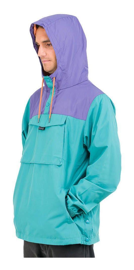 Chaqueta Kivül Hombre Cortaviento Ulmo Reciclada Celeste-1