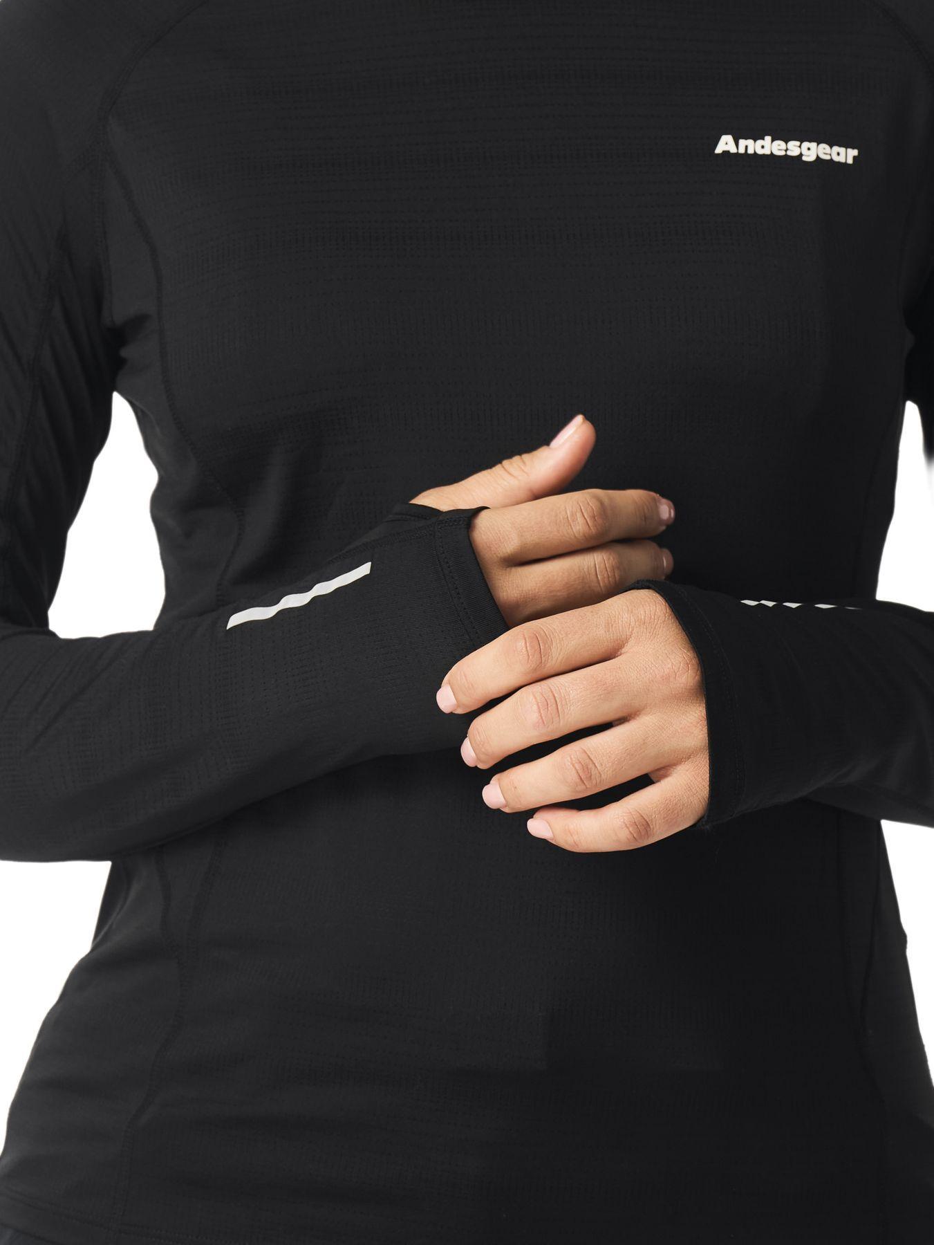 Polera Andesgear Mujer Vizcachas Negro-6