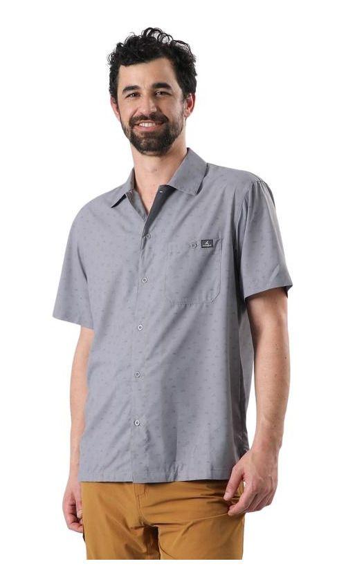 Camisa Andesgear Hombre Colico Gris-0