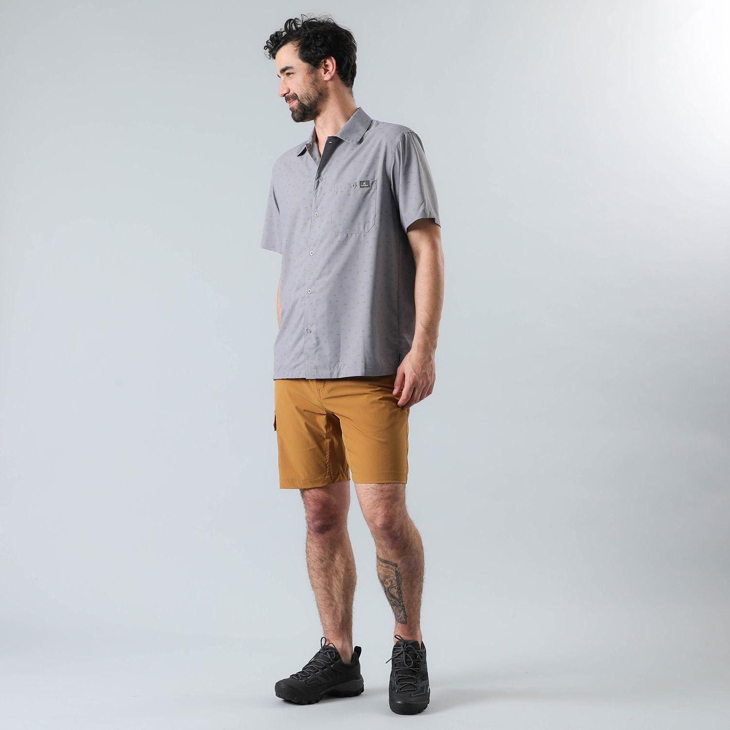 Camisa Andesgear Hombre Colico Gris-2