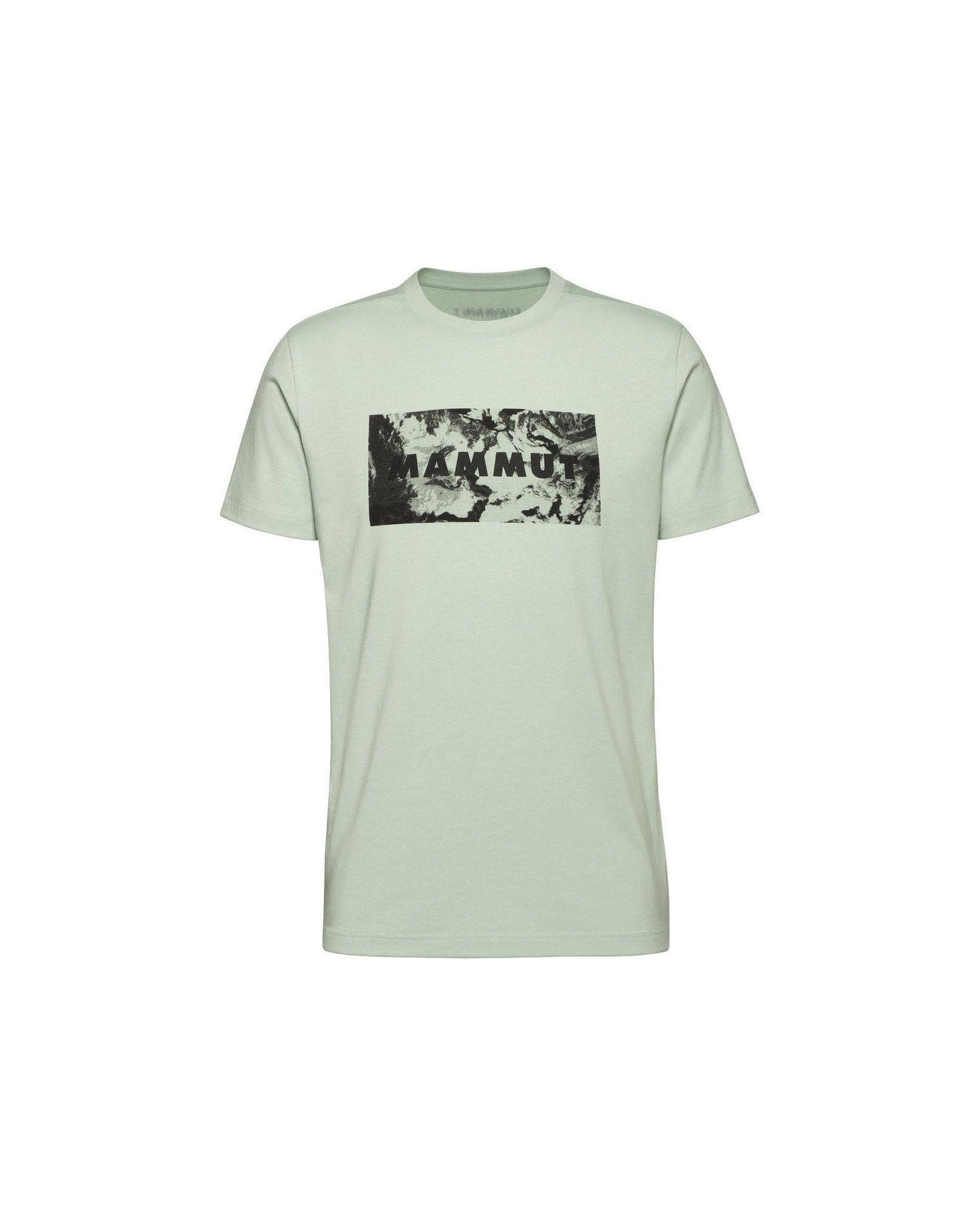 Polera Mammut Hombre Trovat Logo Gris-3