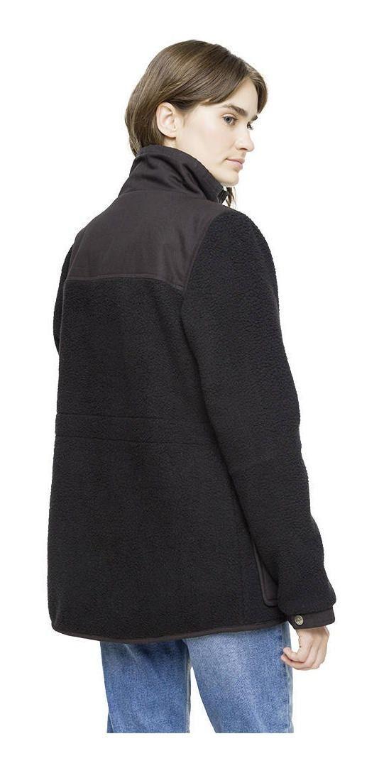 Chaqueta Kivül Mujer Flab Fleece Negro-1