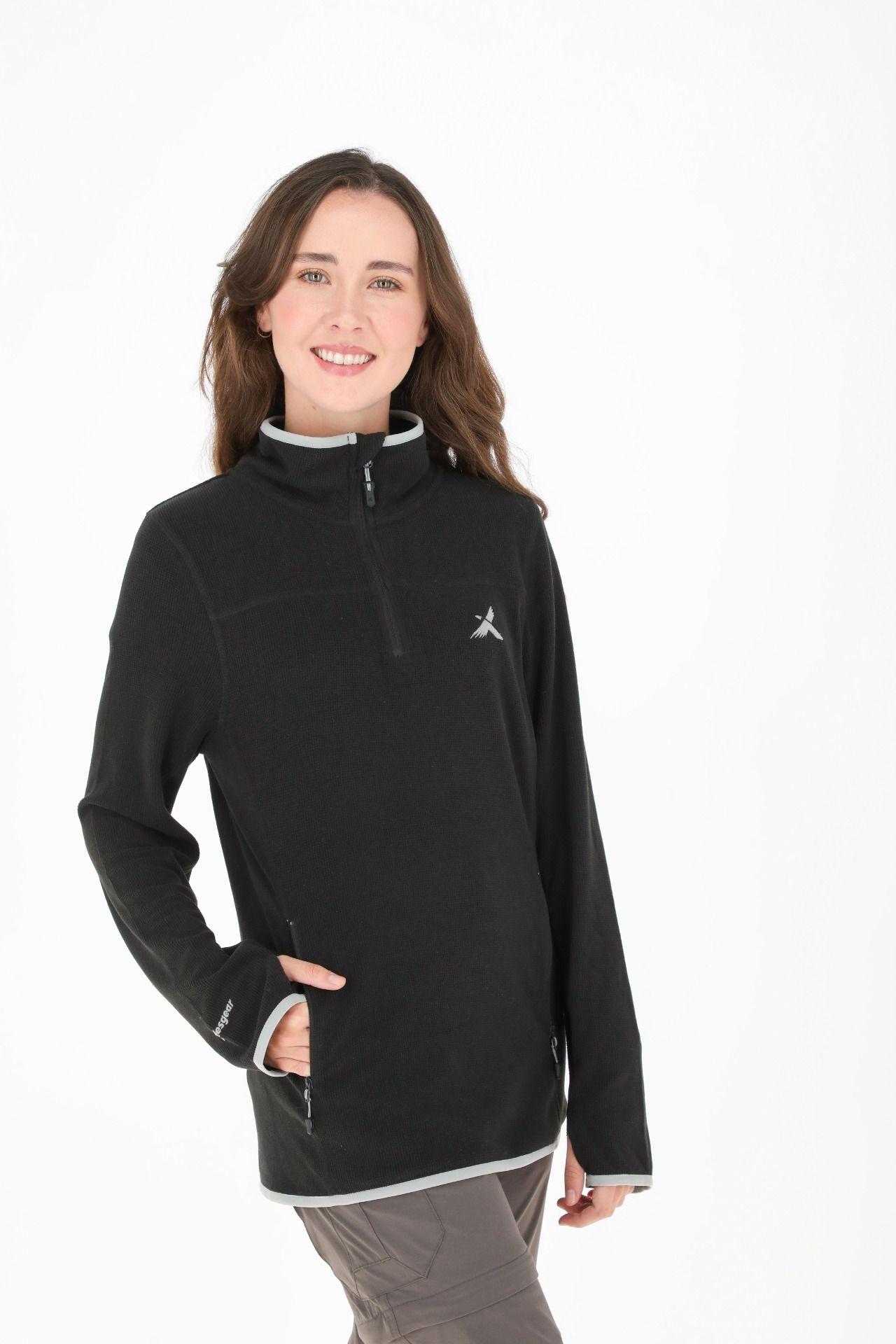 Polar Andesgear Mujer Reciclado Lircay Negro-1