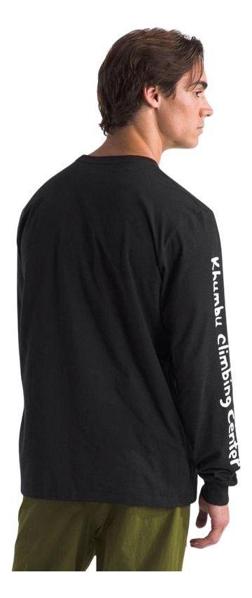 Polera The North Face Hombre Climb Tee Manga Larga Negro-1