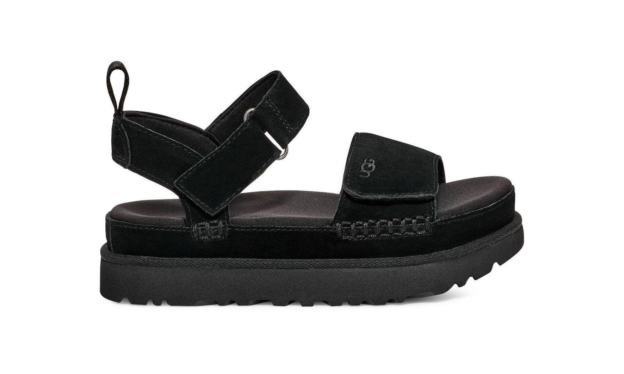 Sandalia Mujer Ugg Goldenstar Negro-0
