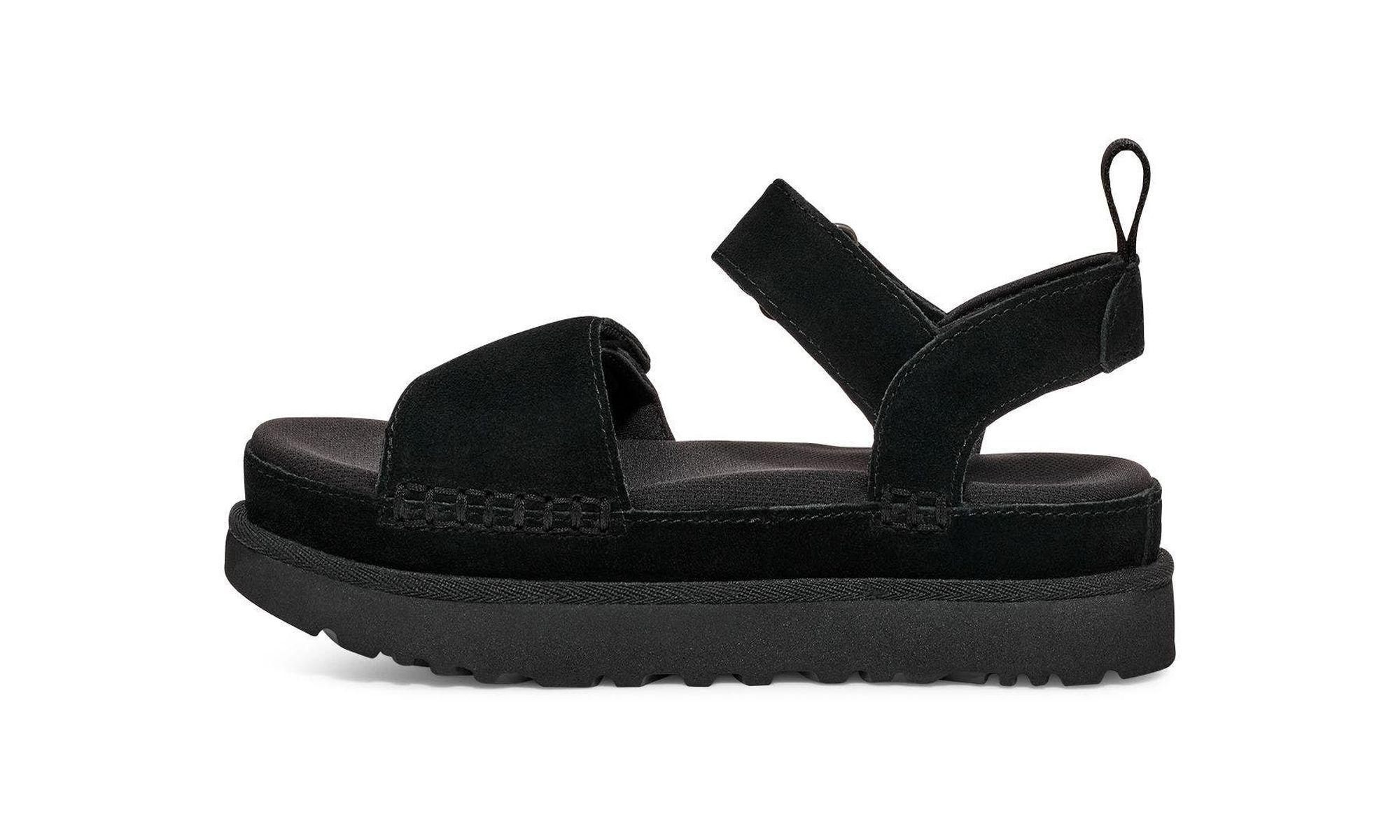 Sandalia Mujer Ugg Goldenstar Negro-3
