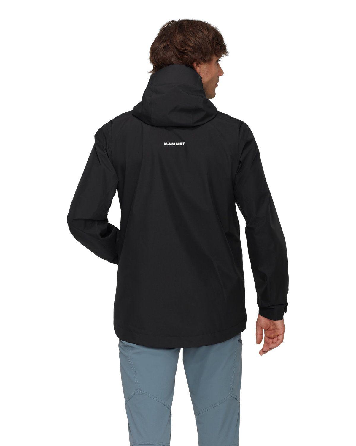 Chaqueta Impermeable Mammut Hombre Treeline Negro-2