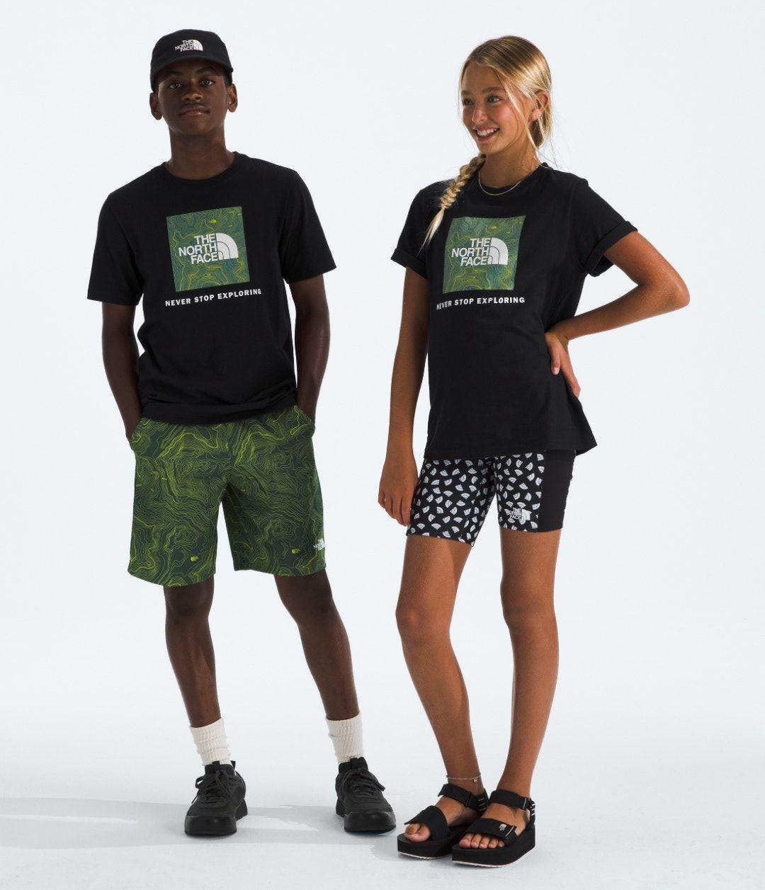 Polera The North Face Niñas y Niños Box Nse S/S Negro-0