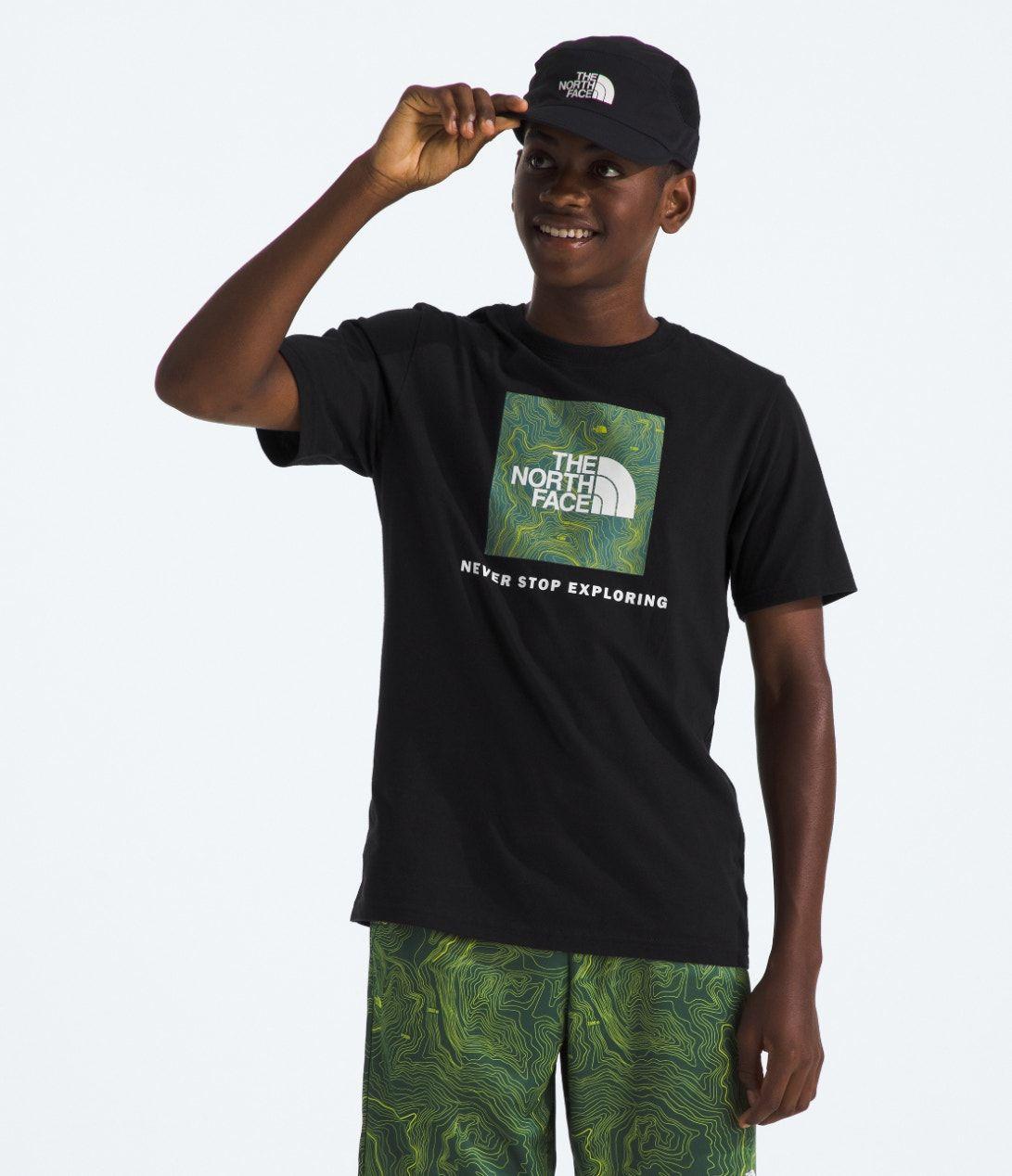 Polera The North Face Niñas y Niños Box Nse S/S Negro-2