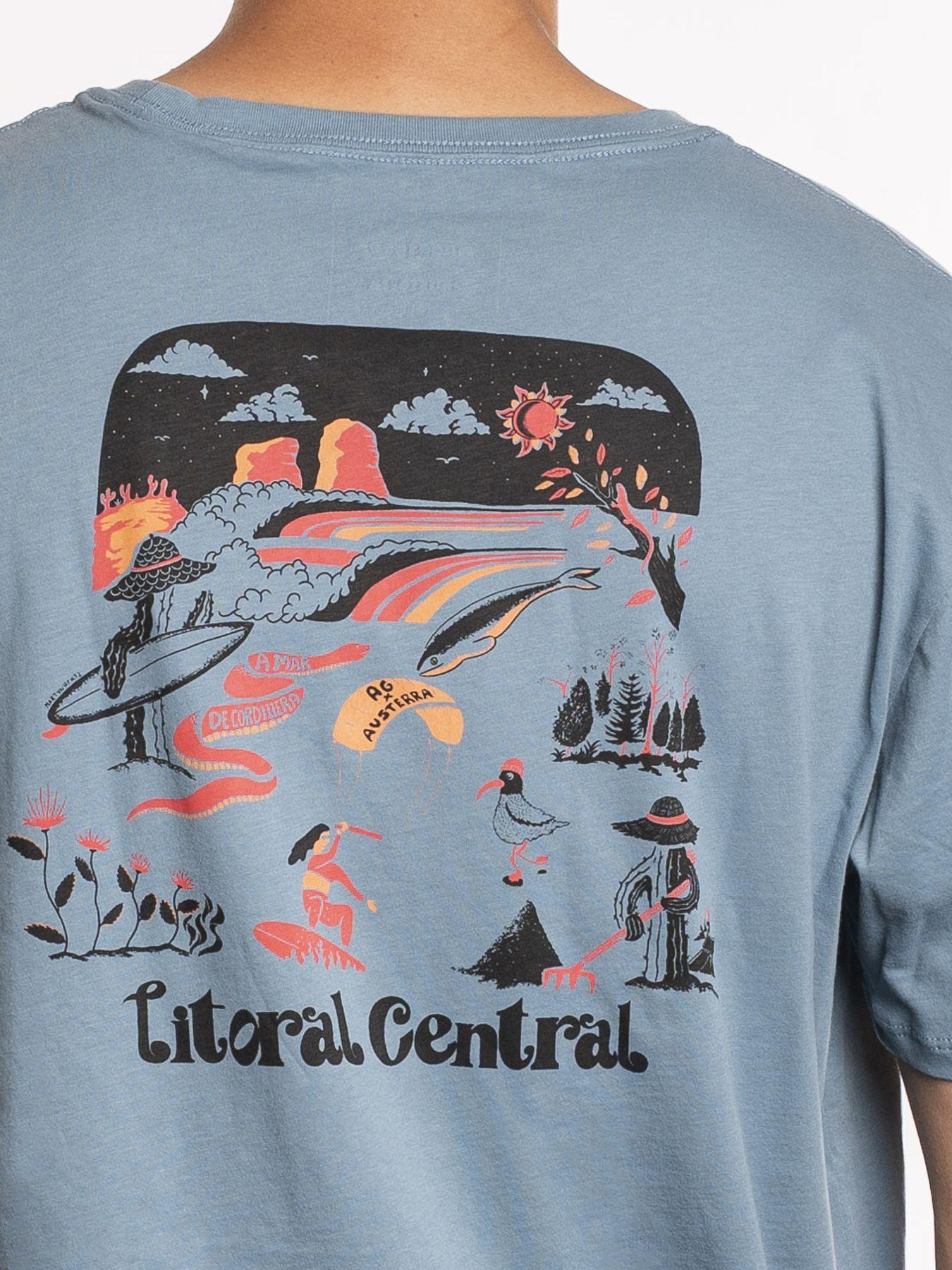 Polera Andesgear Hombre Cordillera A Mar Azul-3