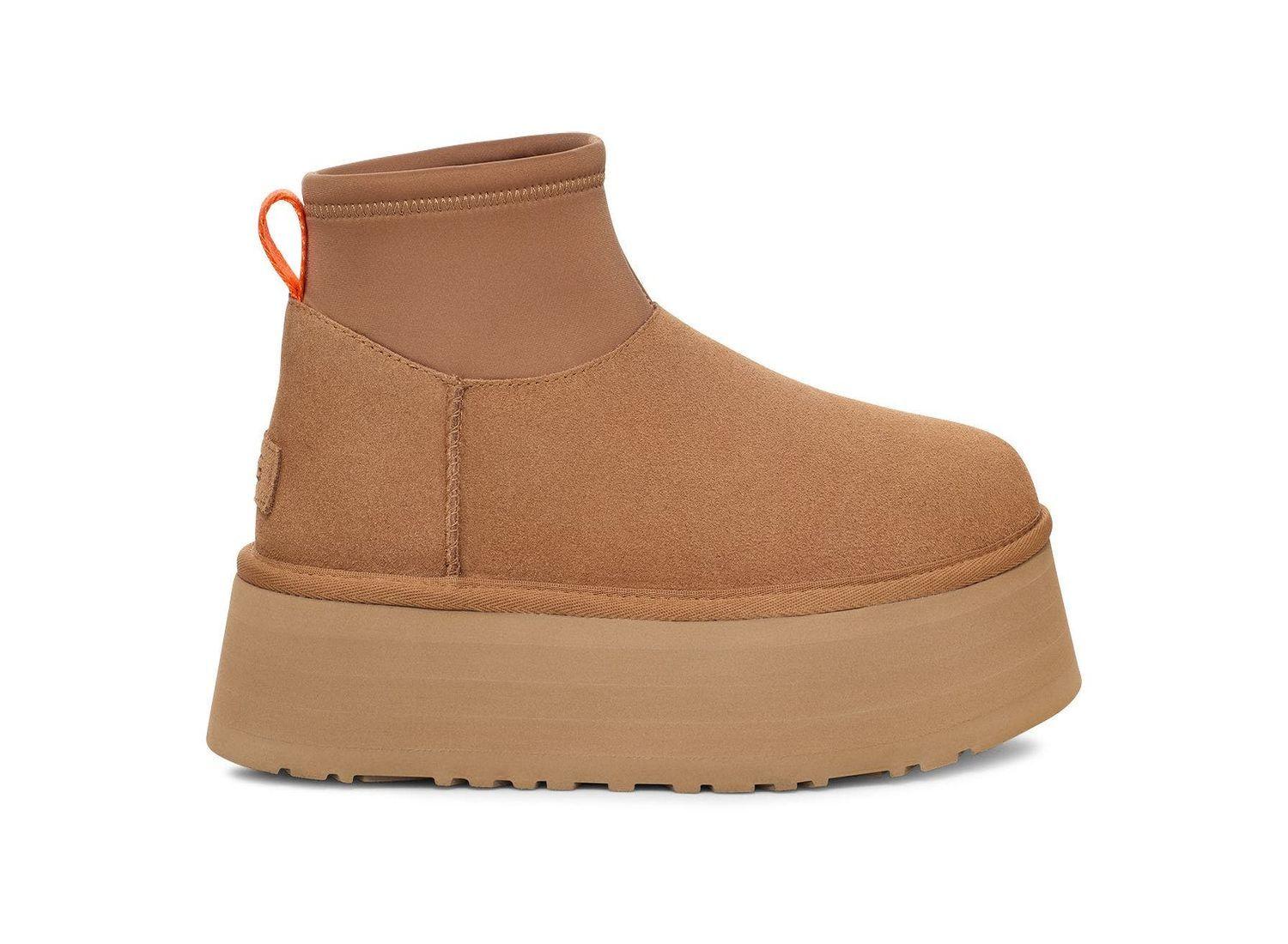 Botas Mujer UGG Classic Mini Dipper Marrón-0