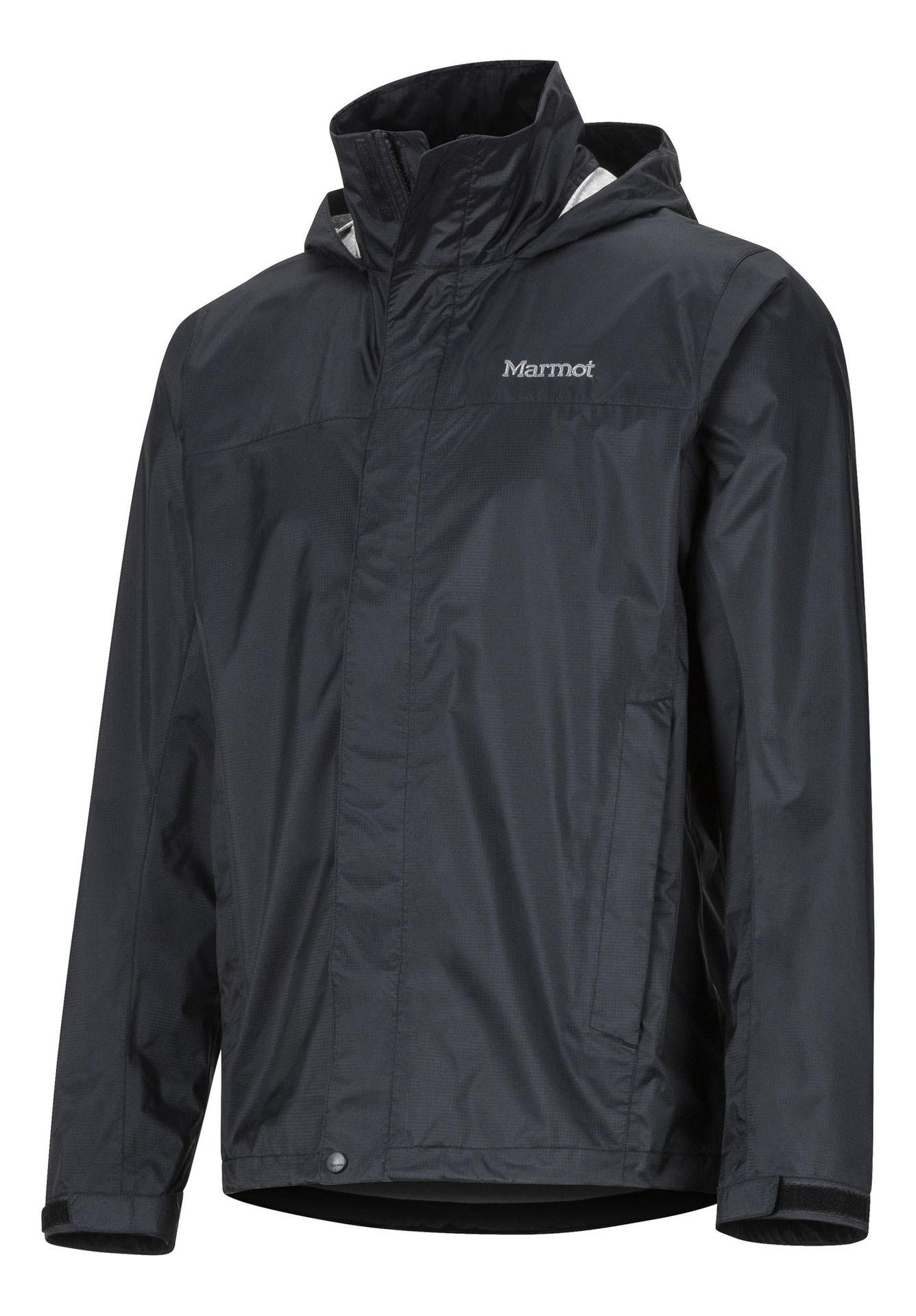 Chaqueta Marmot Hombre Impermeable Precip Eco Negro-2