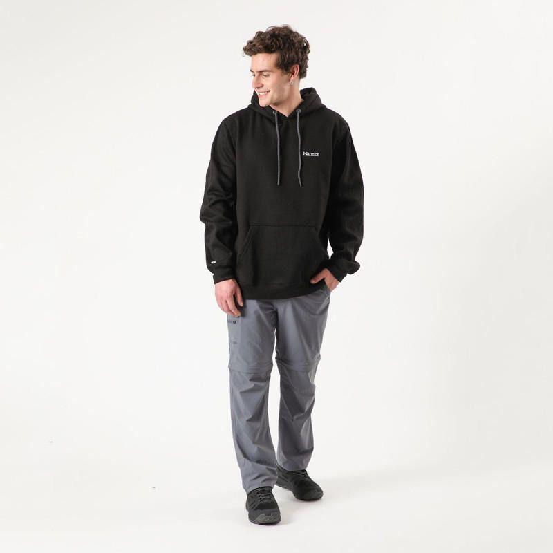 Polerón Marmot Hombre Chest Logo Hoody Negro-2