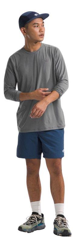 Polera The North Face Hombre Dune Sky L/s Crew Gris-3