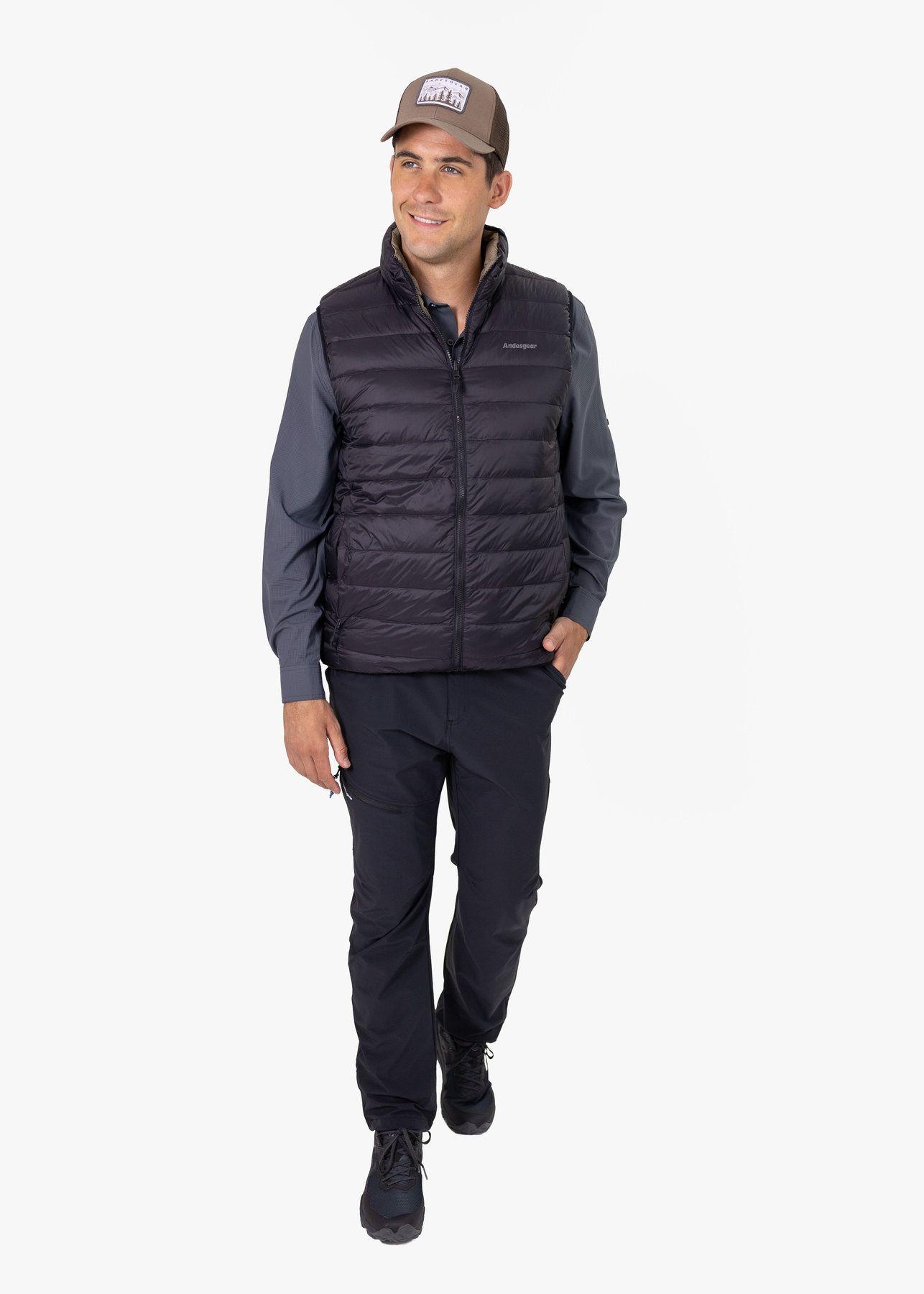 Chaqueta Andesgear Hombre Cucao Down Reversible Negro-3