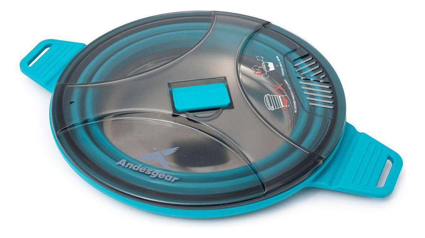 Olla Andesgear Unisex Plegable De Silicona 2,5l Turquesa Turquesa-2
