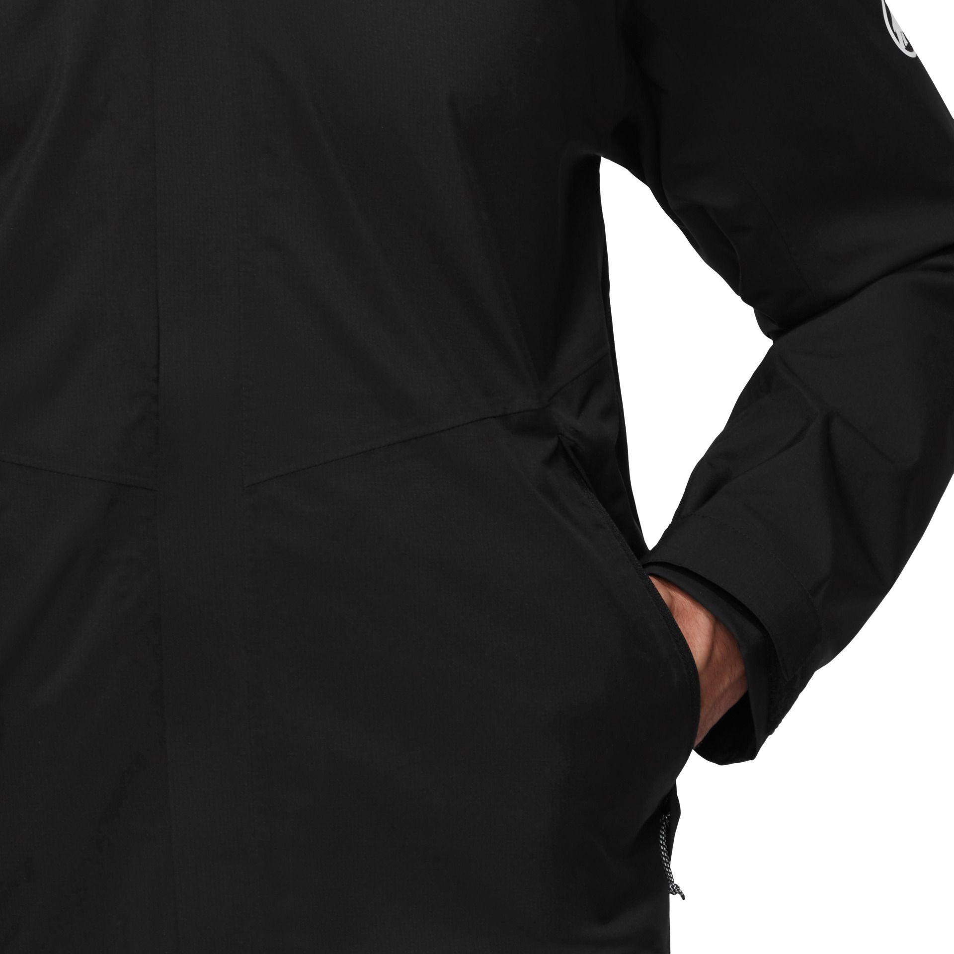 Chaqueta Mammut Hombre Alto Hs Hooded Negro-4