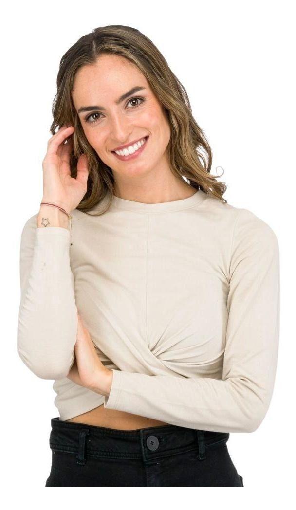Polera Kivül Mujer Ml Boa Ml Beige-0