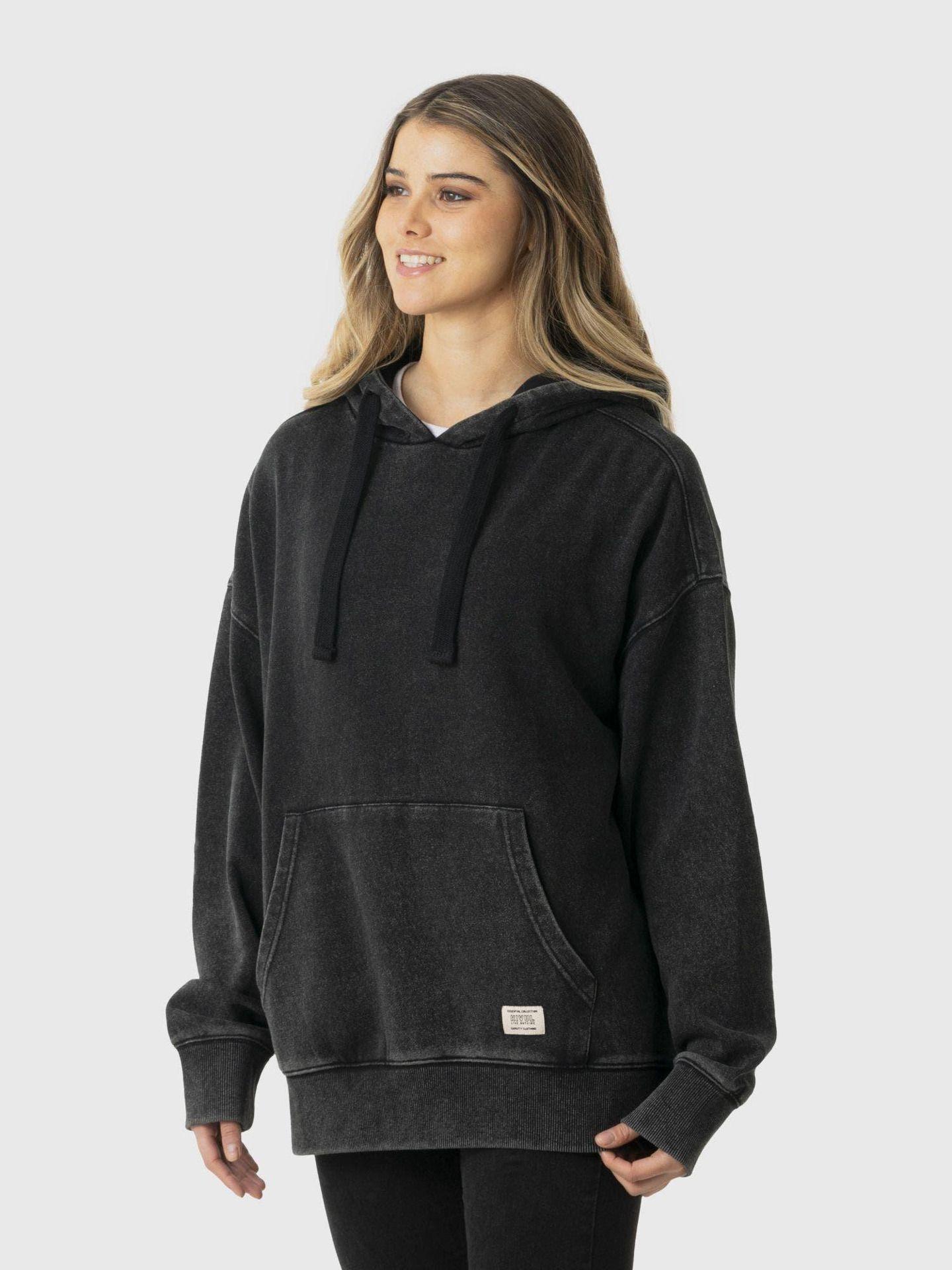 Polerón Kivül Mujer Kira Reciclado Negro-1