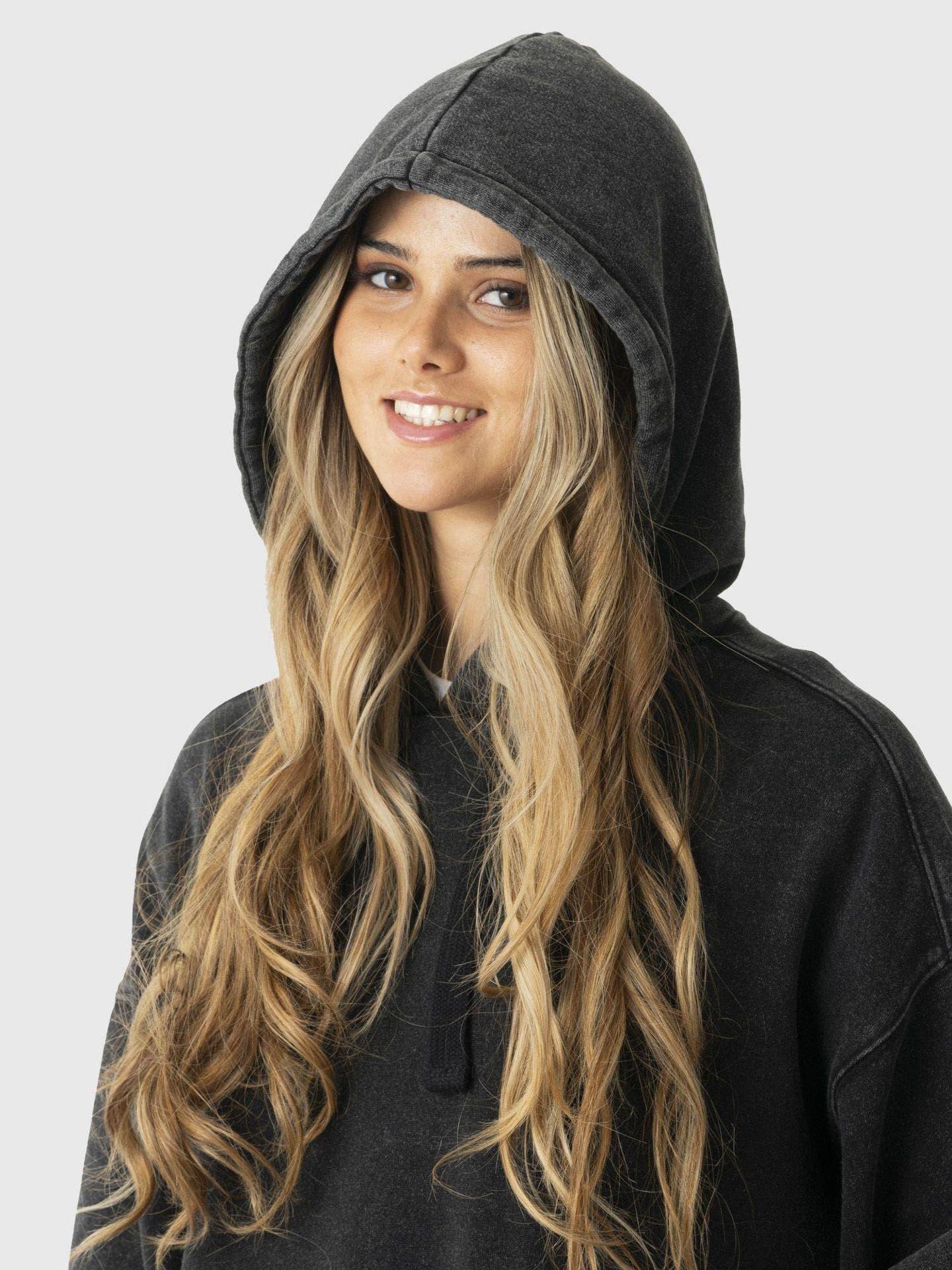 Polerón Kivül Mujer Kira Reciclado Negro-3