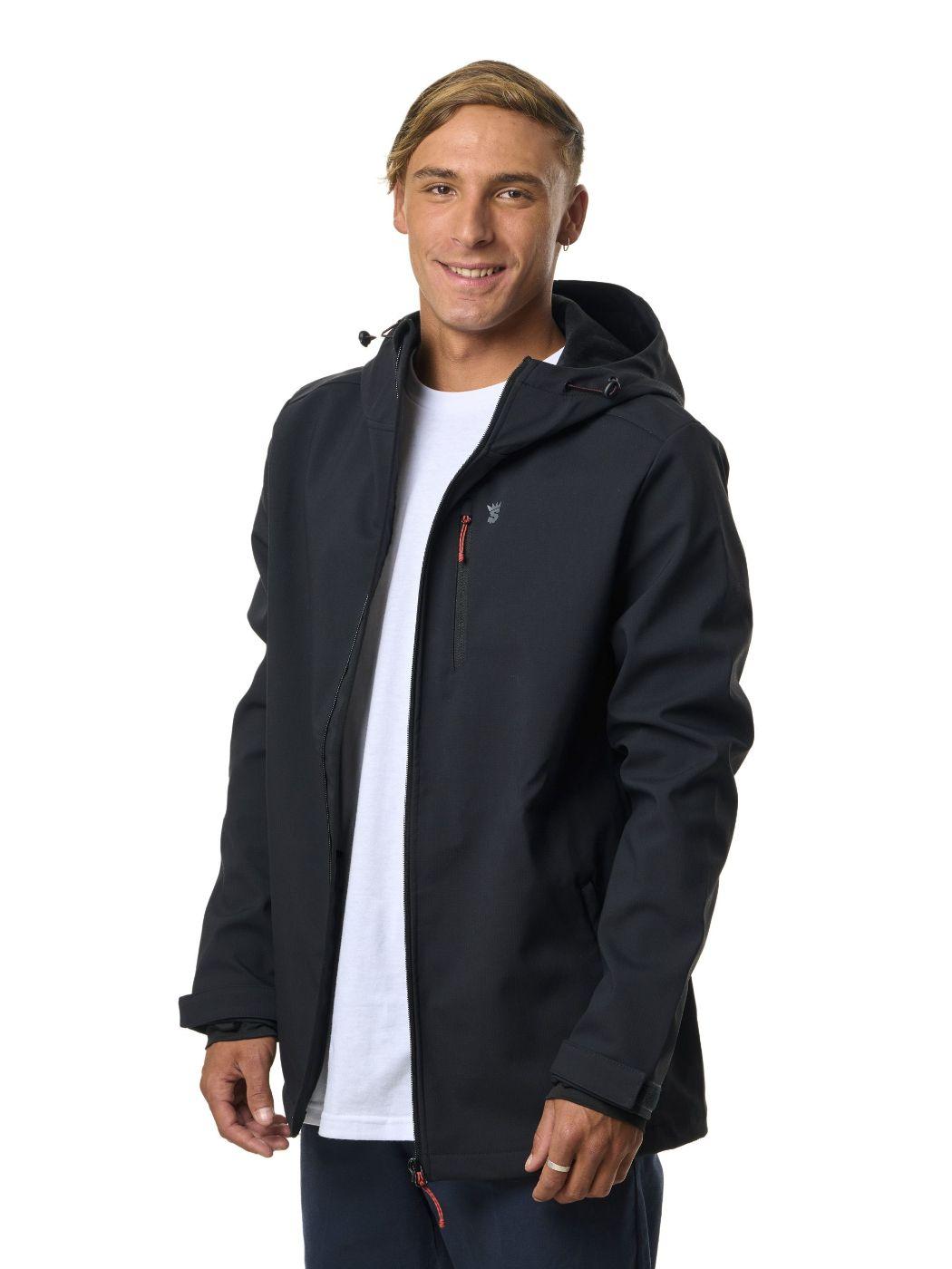 Chaqueta Stoked Hombre Tecnik Negro-1