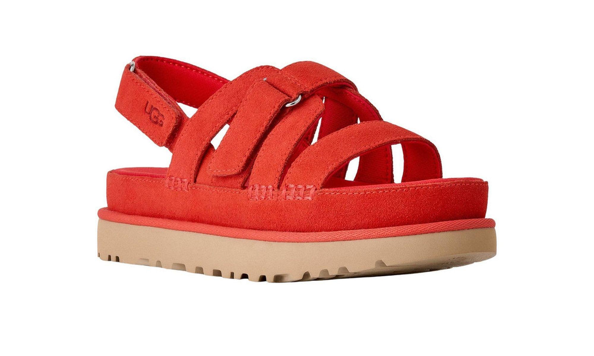 Sandalias Mujer Goldenstar Gleam Rojo Ugg-1