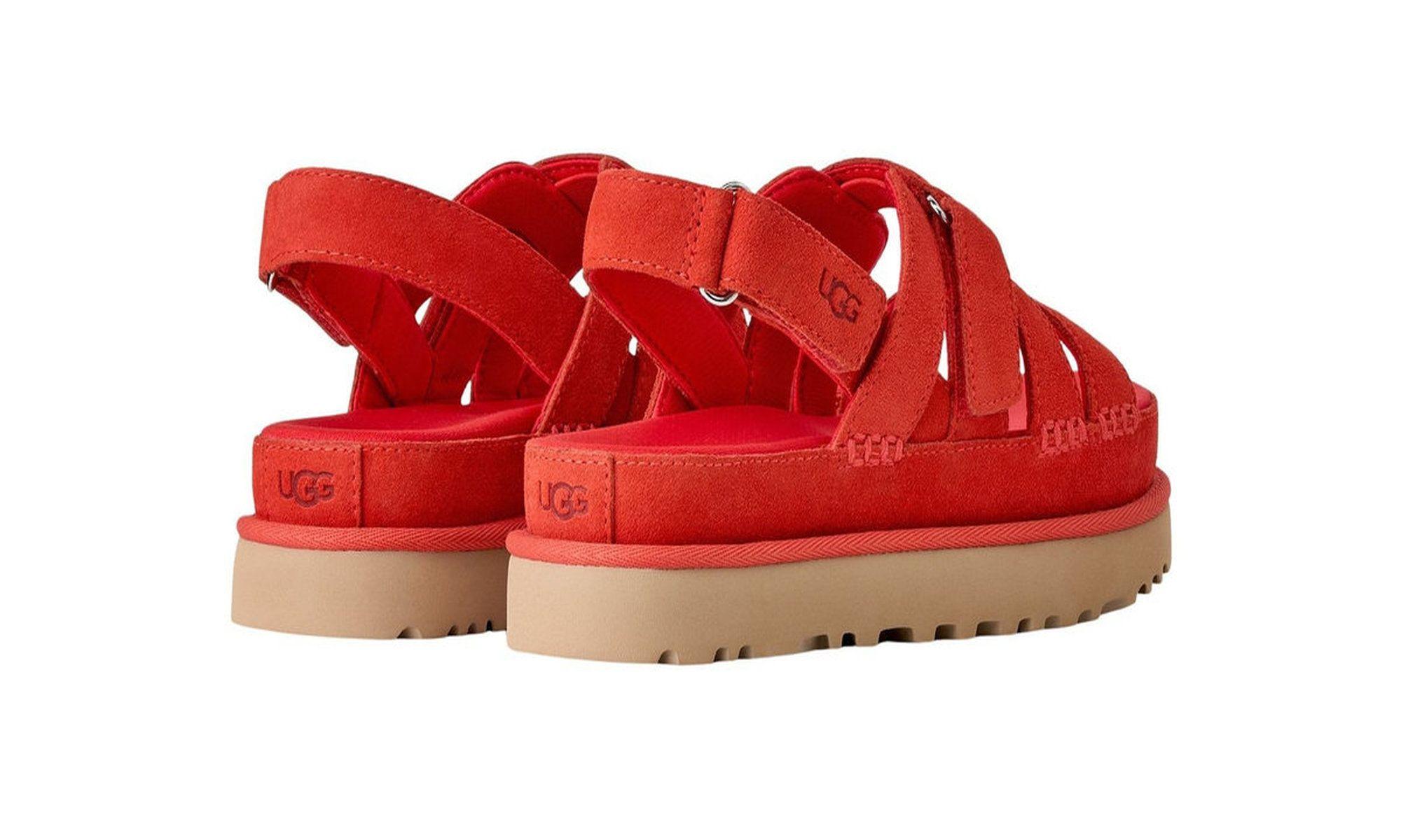 Sandalias Mujer Goldenstar Gleam Rojo Ugg-2
