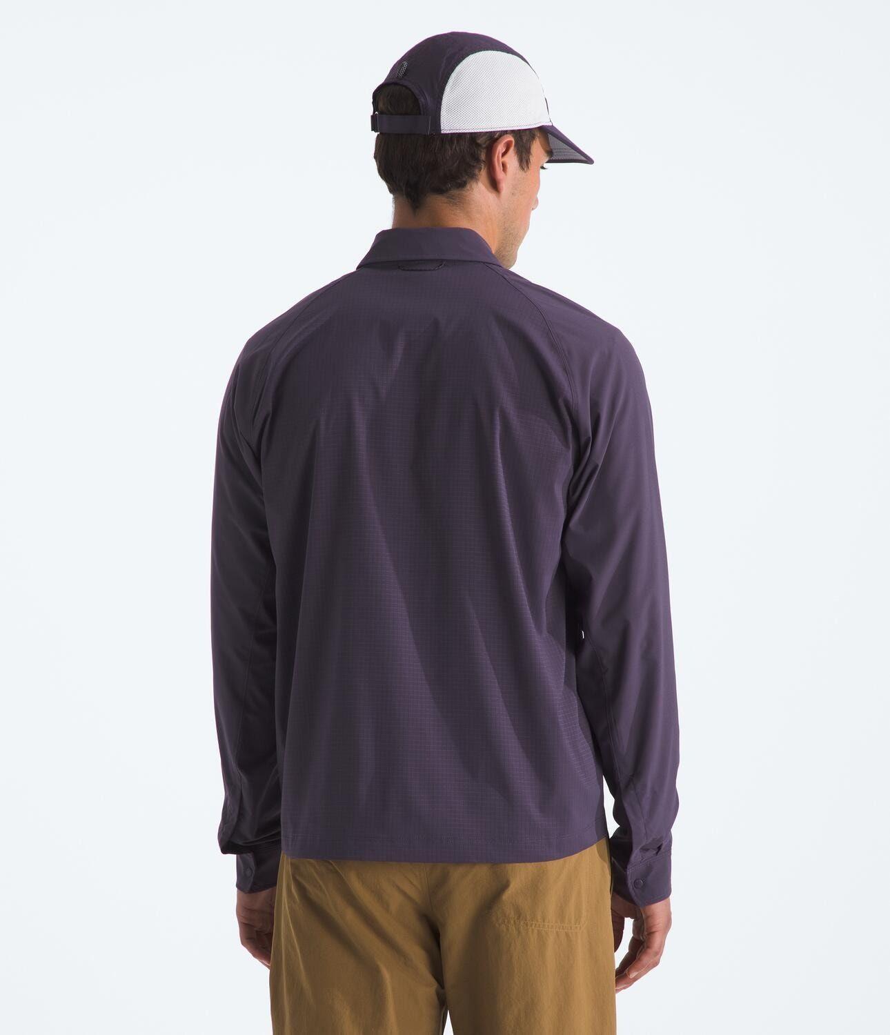 Polera Trail Lightrange Ls Shirt Hombre Morado-1
