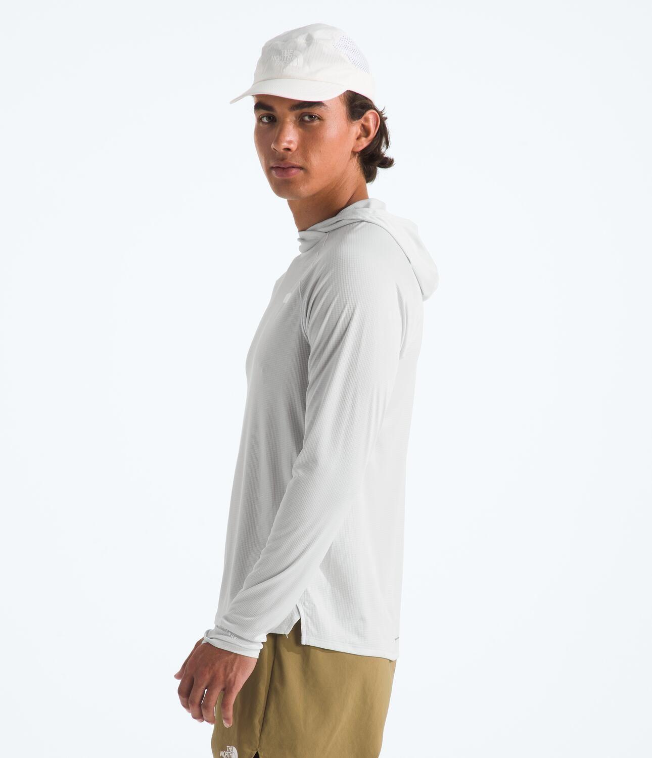 Polera Sunriser Hoodie Hombre Blanco-3