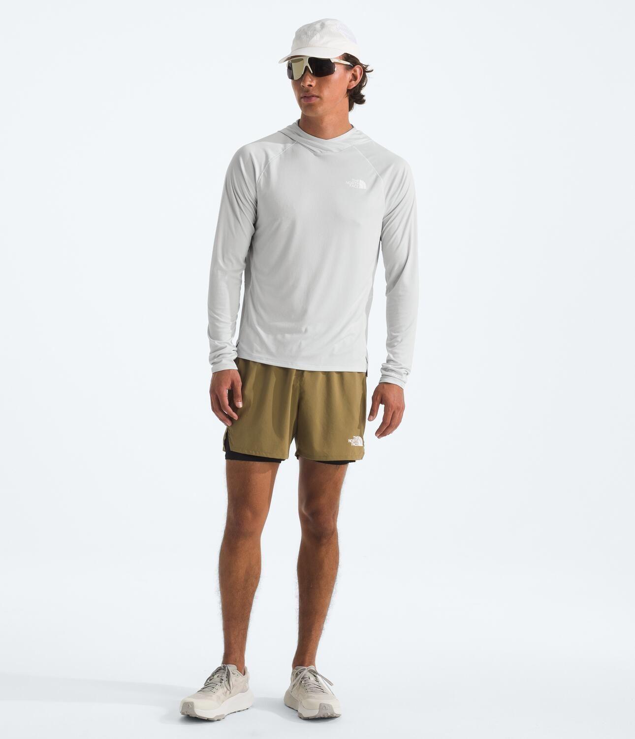 Polera Sunriser Hoodie Hombre Blanco-4