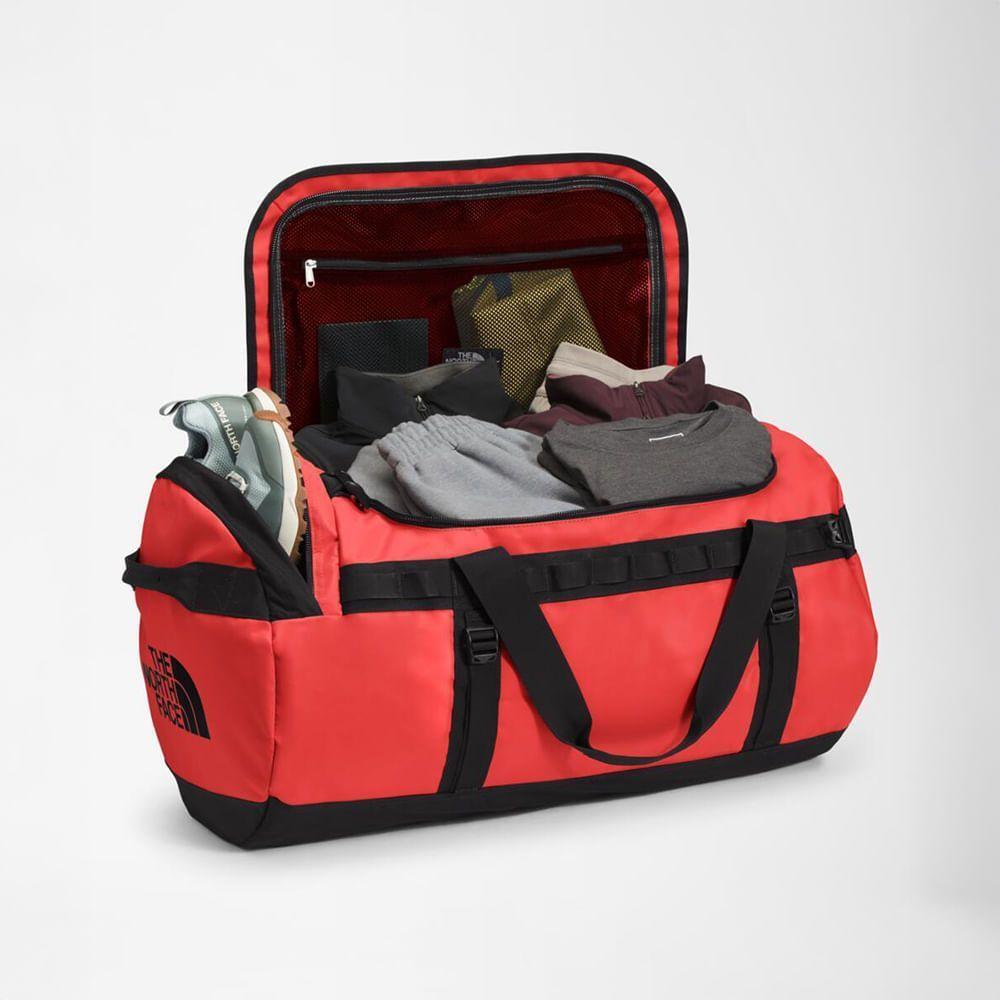 Bolso The North Face Unisex Base Camp Duffel Rojo.-3