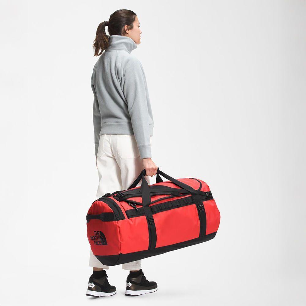 Bolso The North Face Unisex Base Camp Duffel Rojo.-4