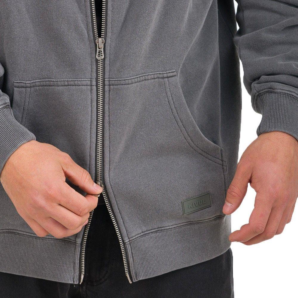 Polerón Kivül Hombre Anerk Reciclado KV018 Gris-3