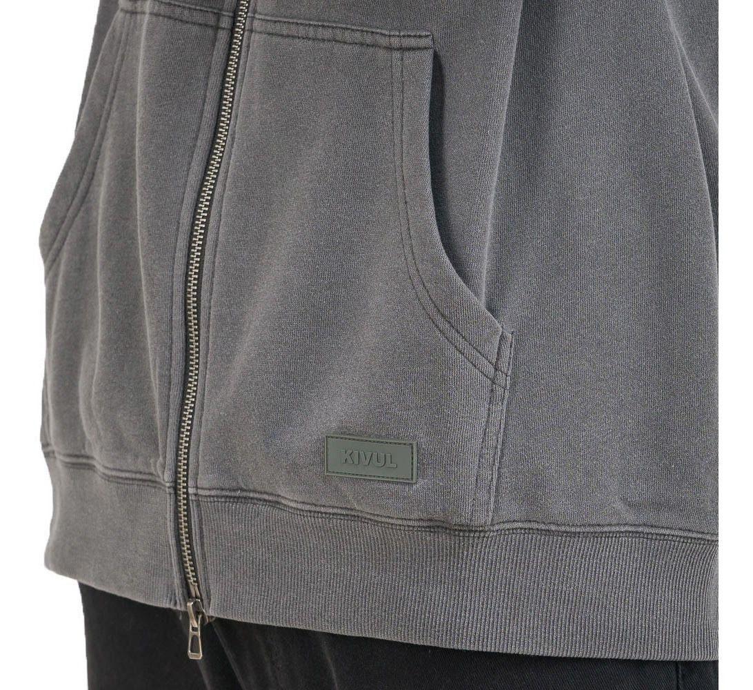 Polerón Kivül Hombre Anerk Reciclado KV018 Gris-4