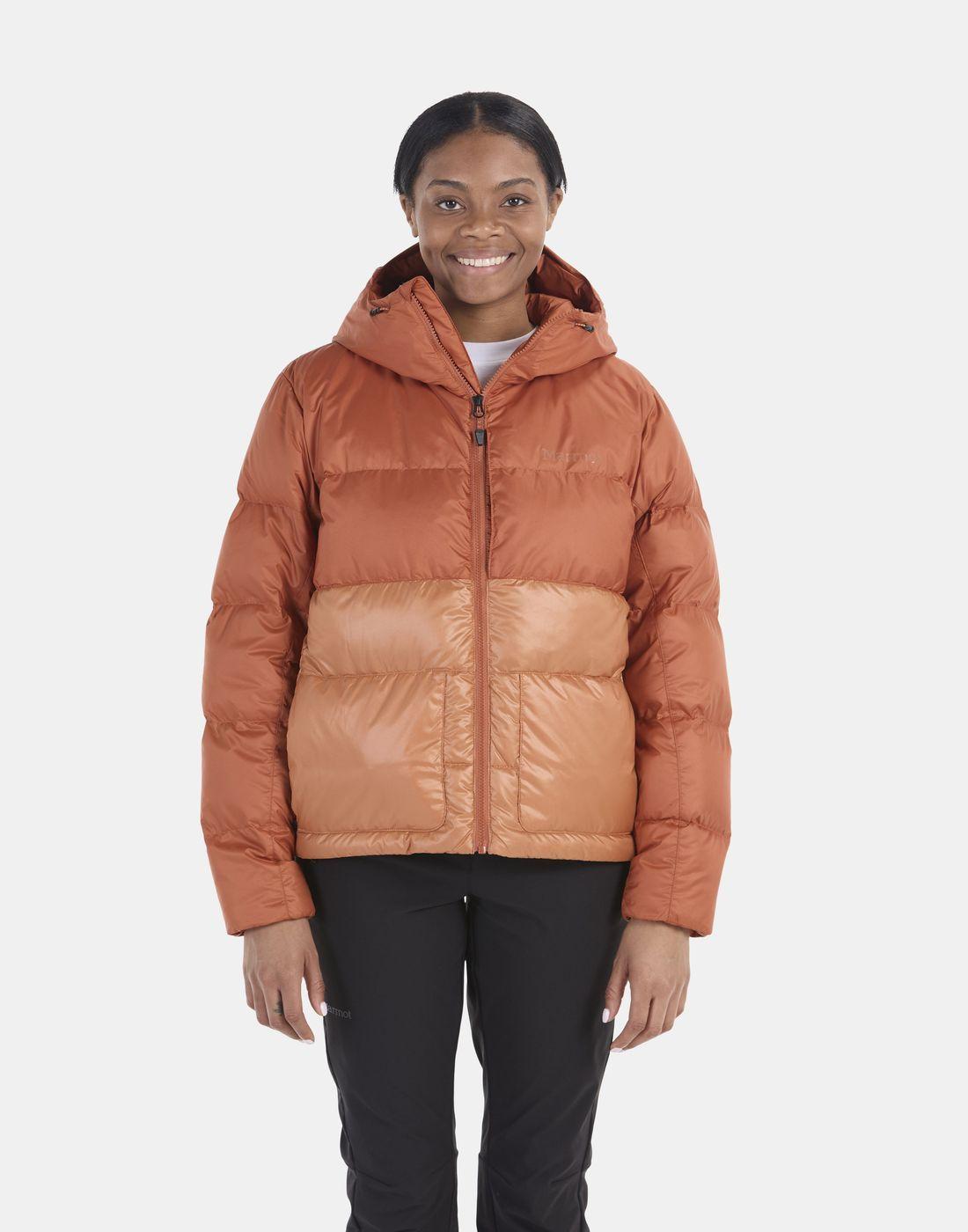 Chaqueta Marmot Mujer W Guides Down Hoody Naranja-0