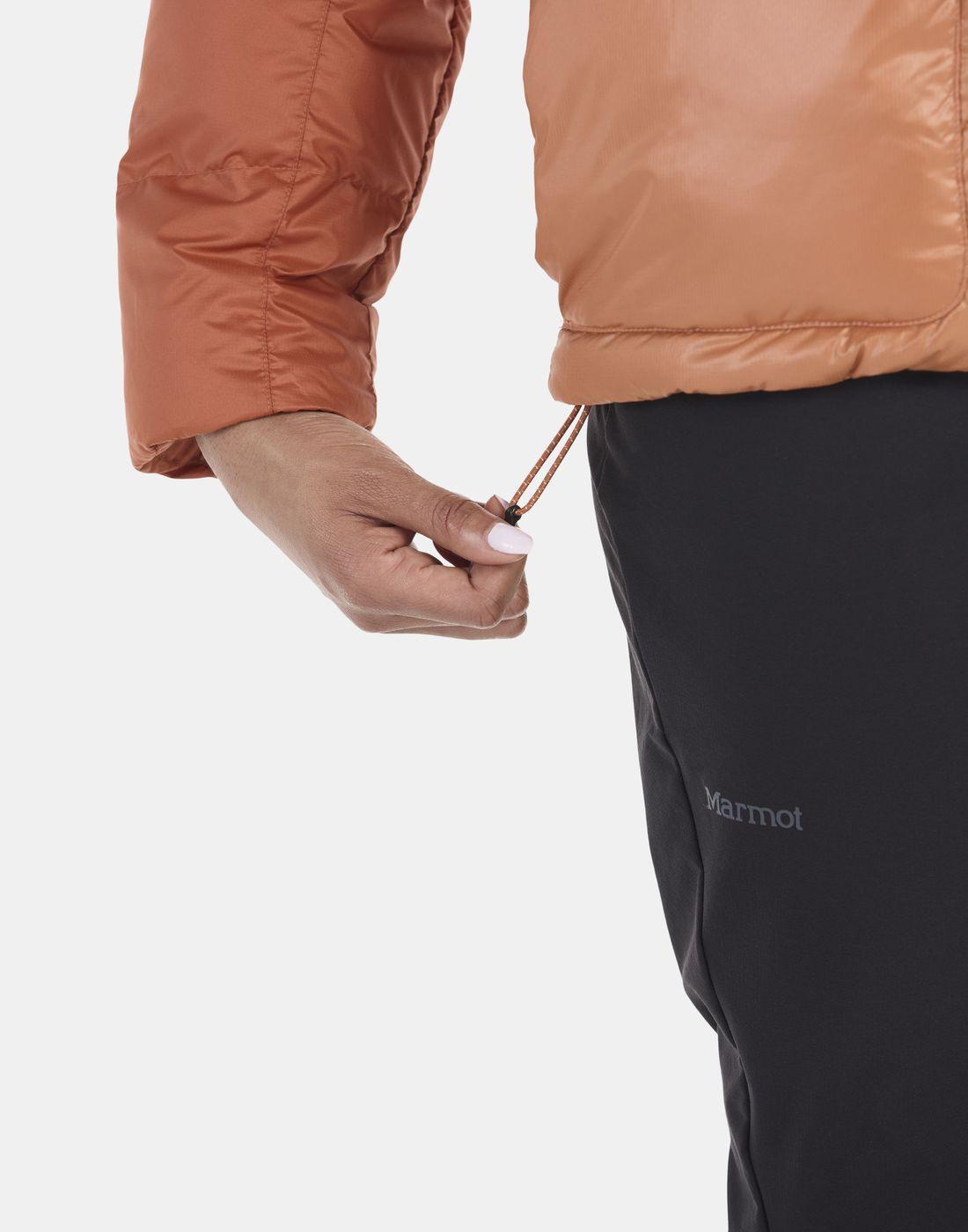 Chaqueta Marmot Mujer W Guides Down Hoody Naranja-4