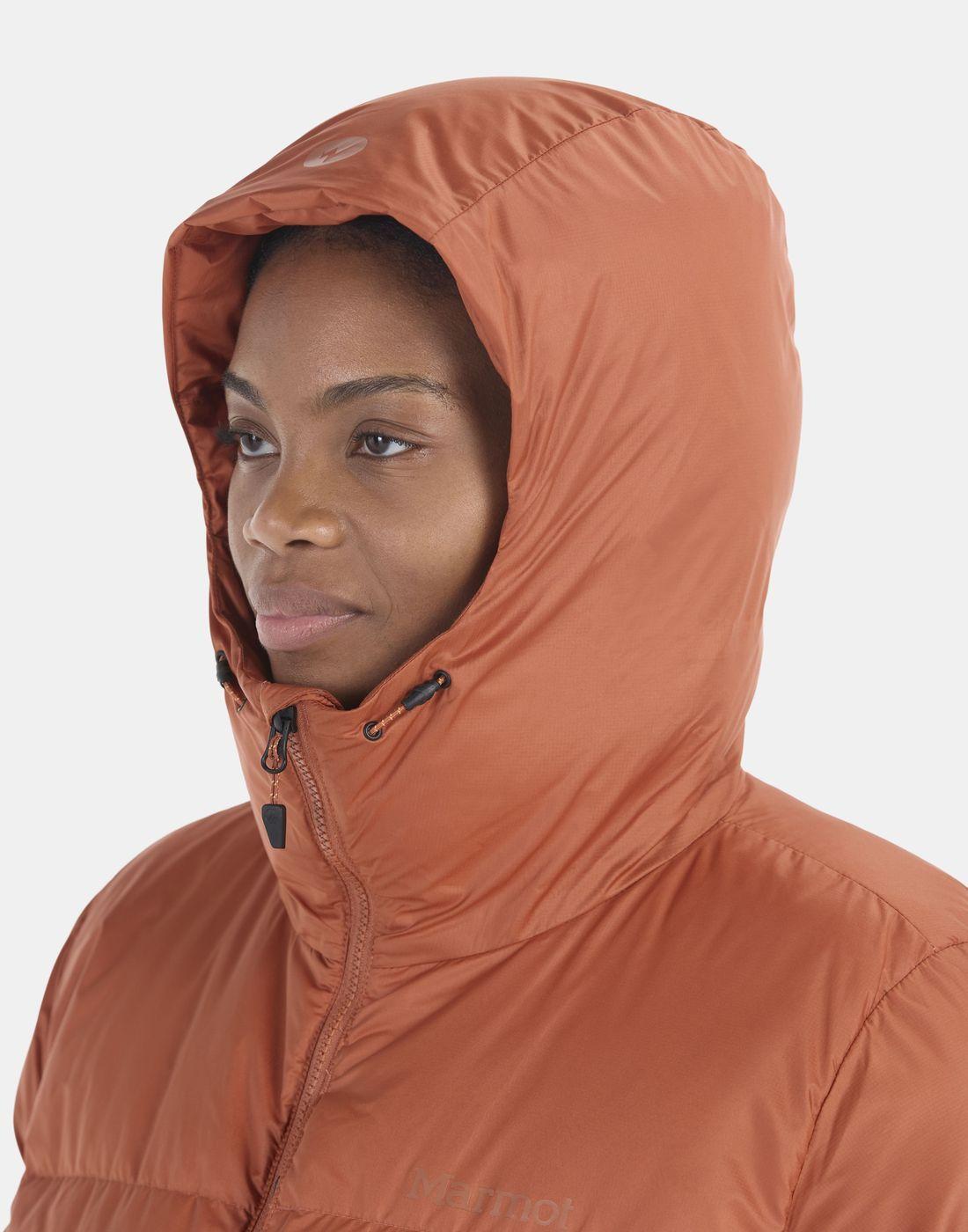 Chaqueta Marmot Mujer W Guides Down Hoody Naranja-5