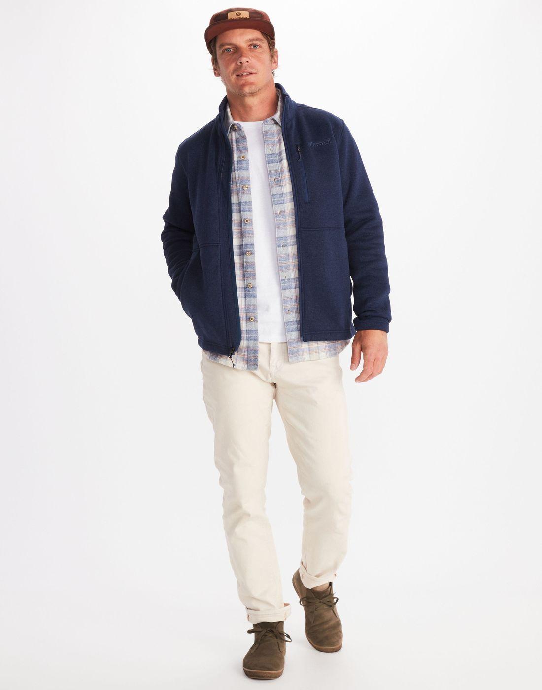 Polar Marmot Hombre Drop Line Jacket Azul-2