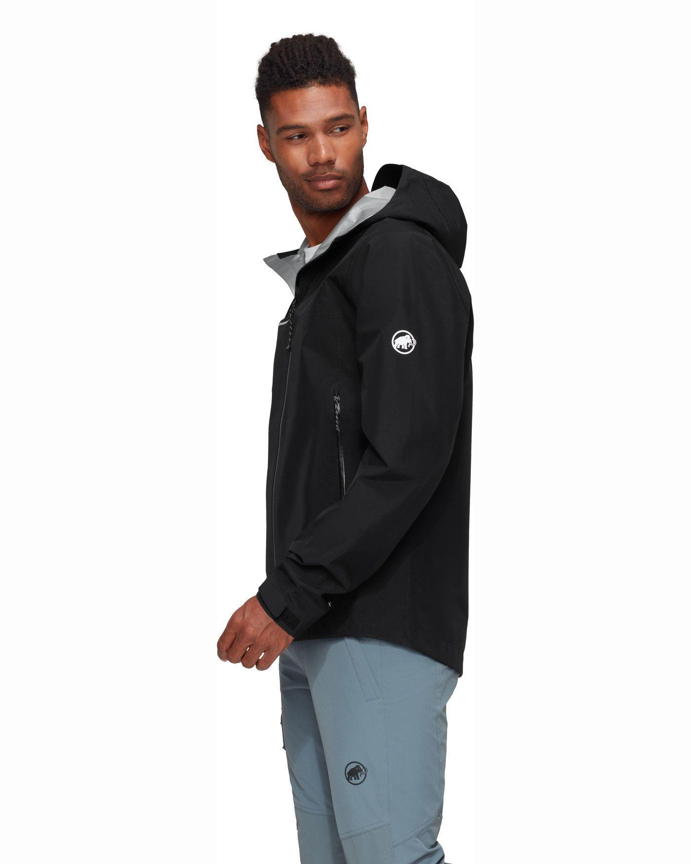 Chaqueta Mammut Hombre Crater Light Hs Hooded Negro-2