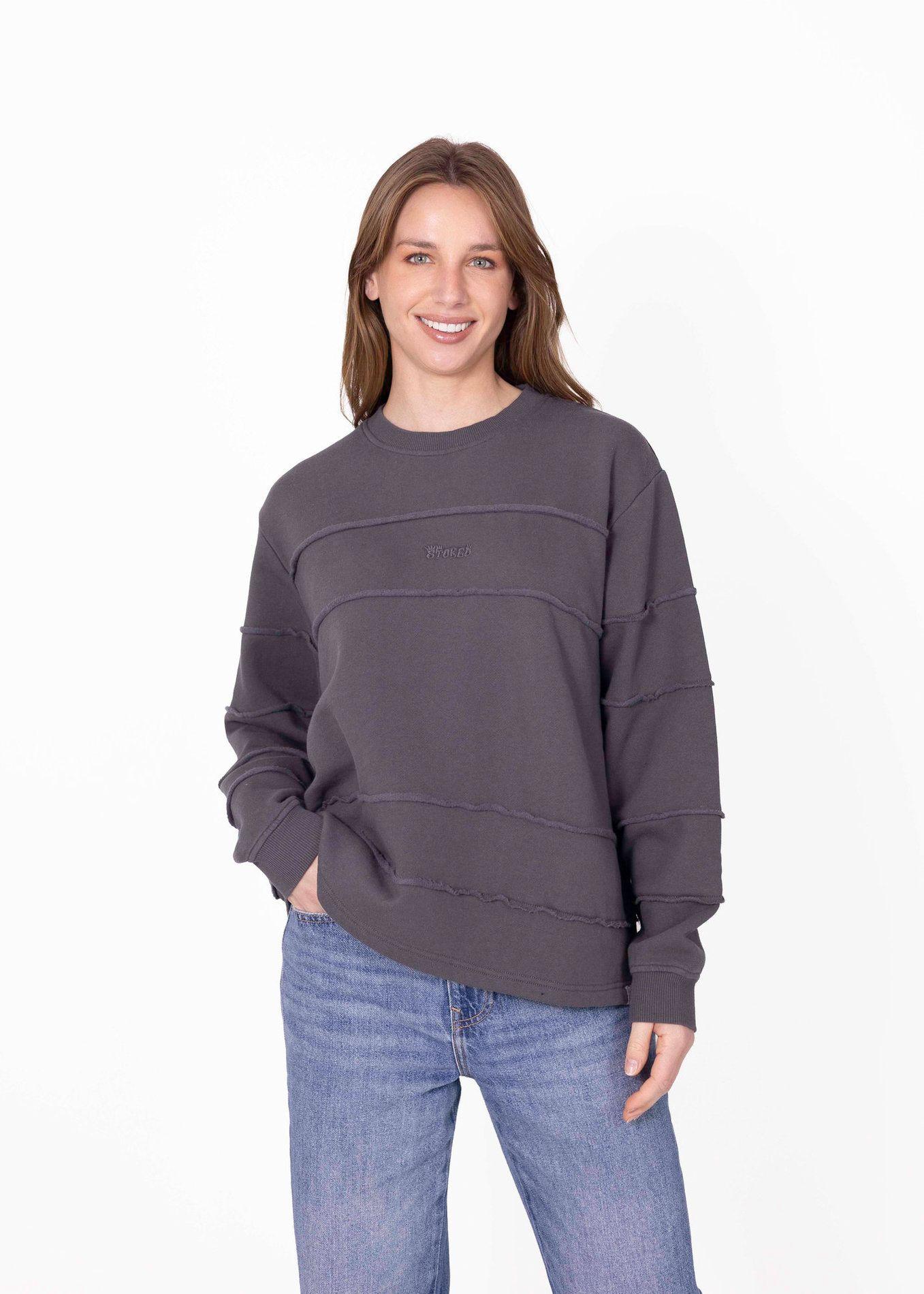 Poleron Teck Stoked V26 Mujer Gris-0