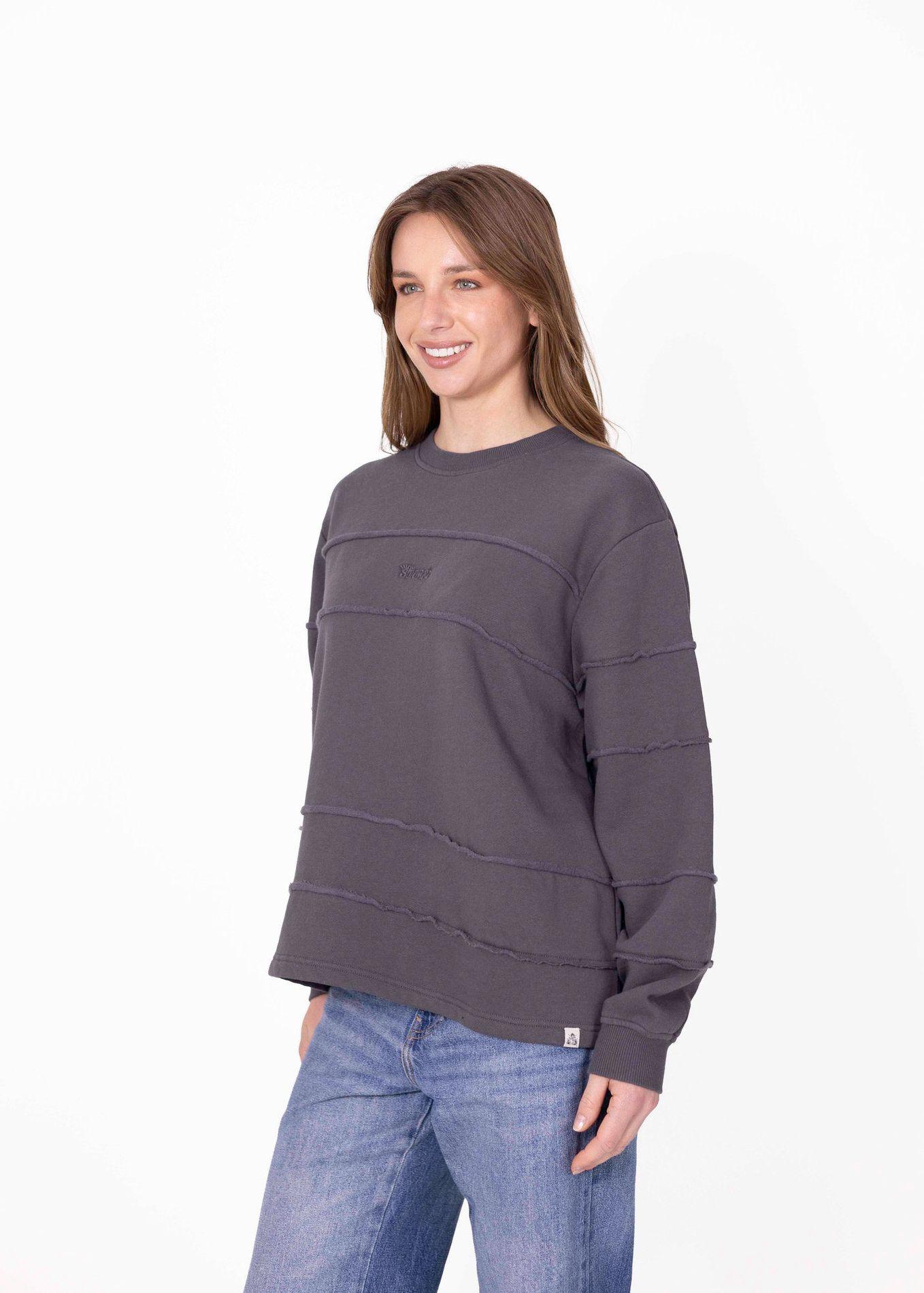 Poleron Teck Stoked V26 Mujer Gris-1