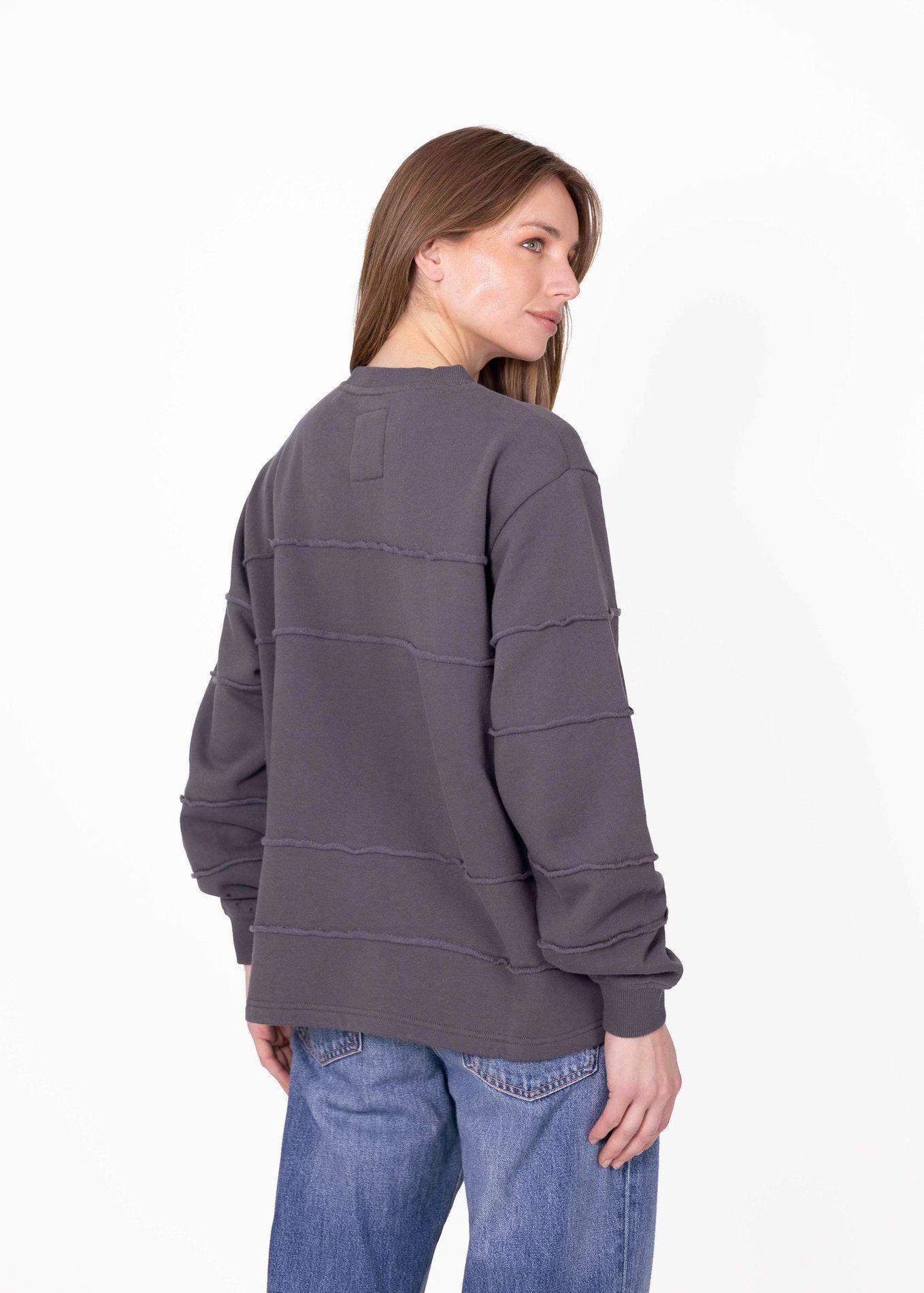 Poleron Teck Stoked V26 Mujer Gris-2