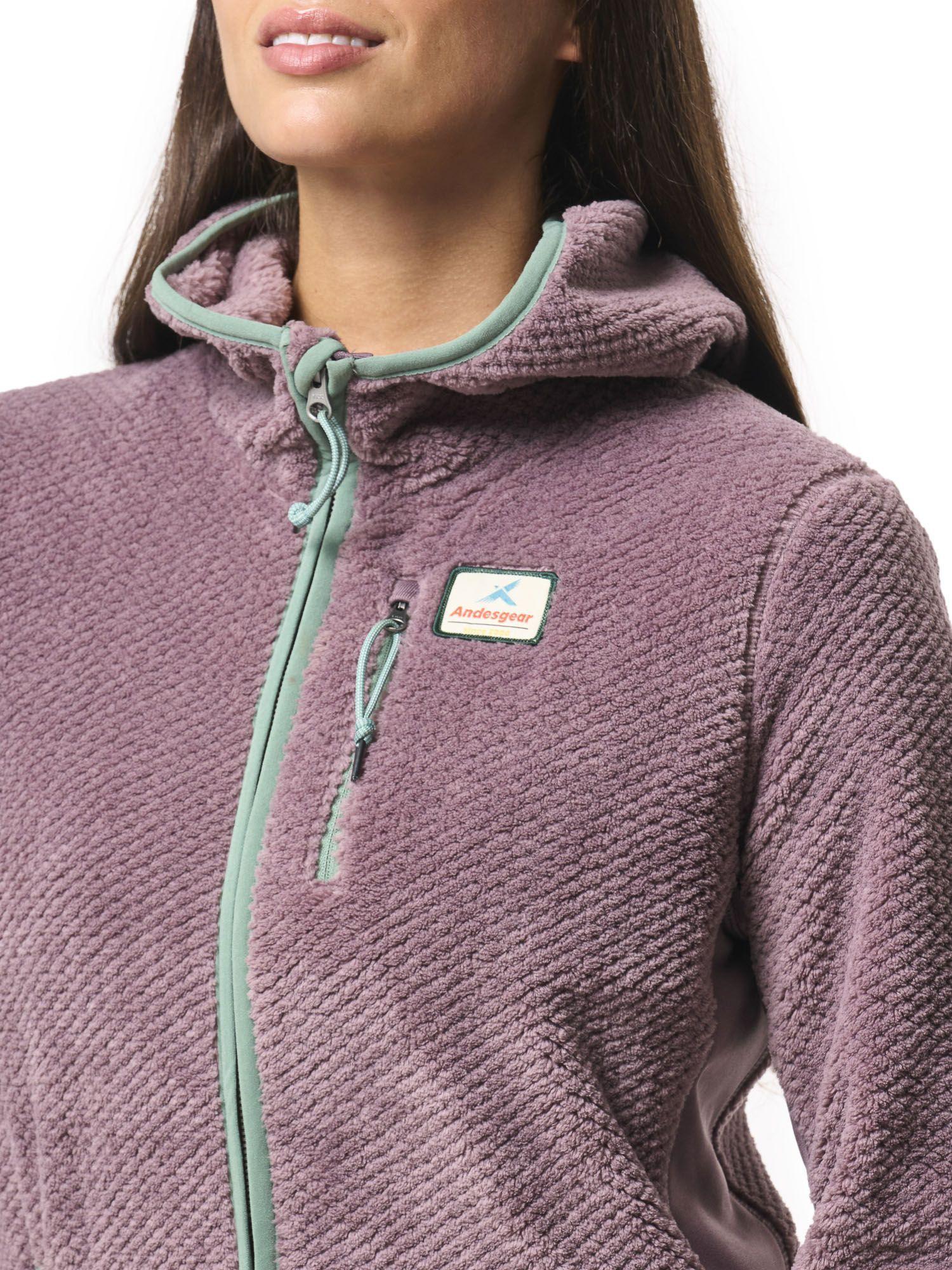 Polar Andesgear Mujer Navarino Hood - Rosado-3