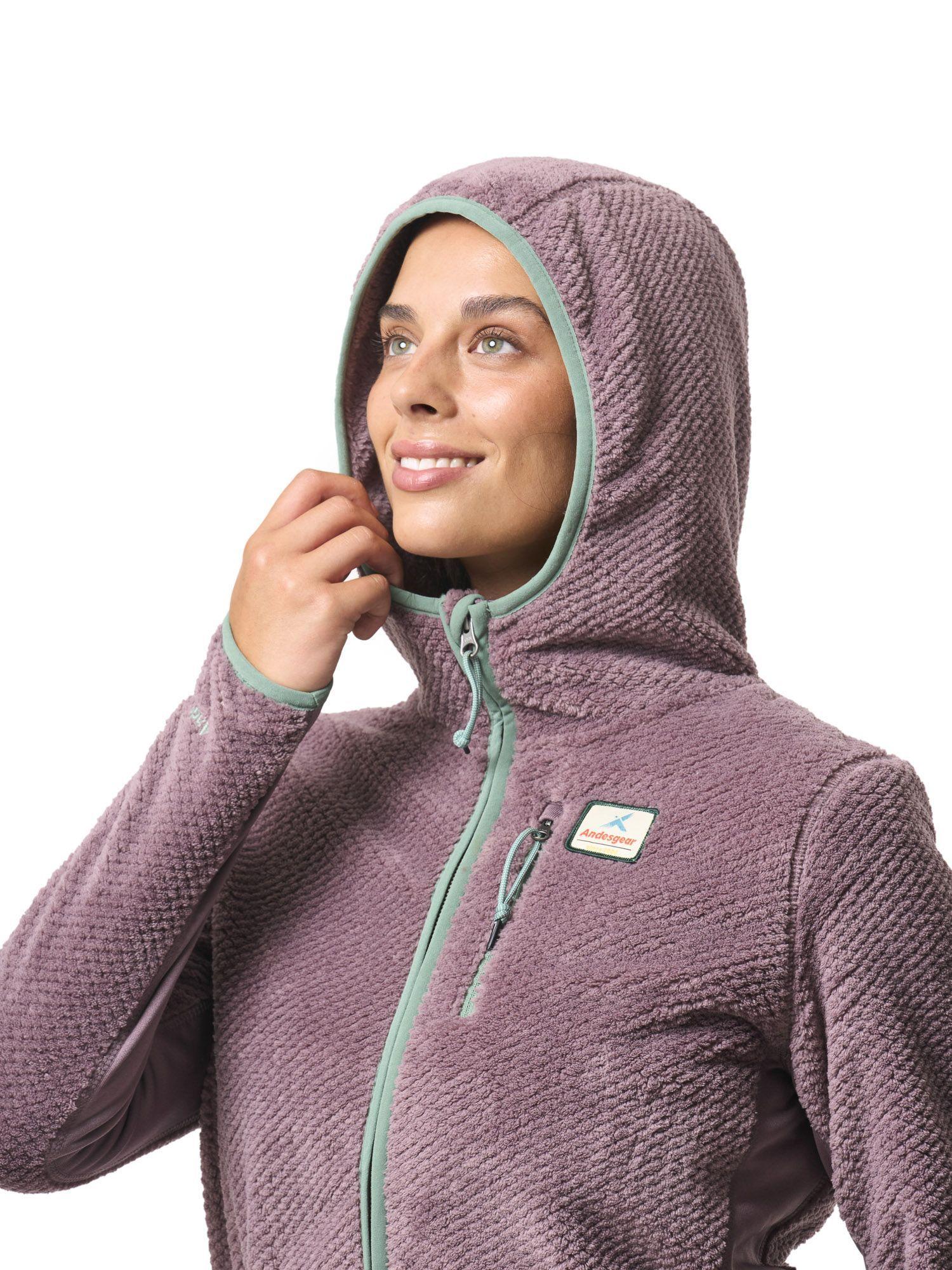 Polar Andesgear Mujer Navarino Hood - Rosado-4