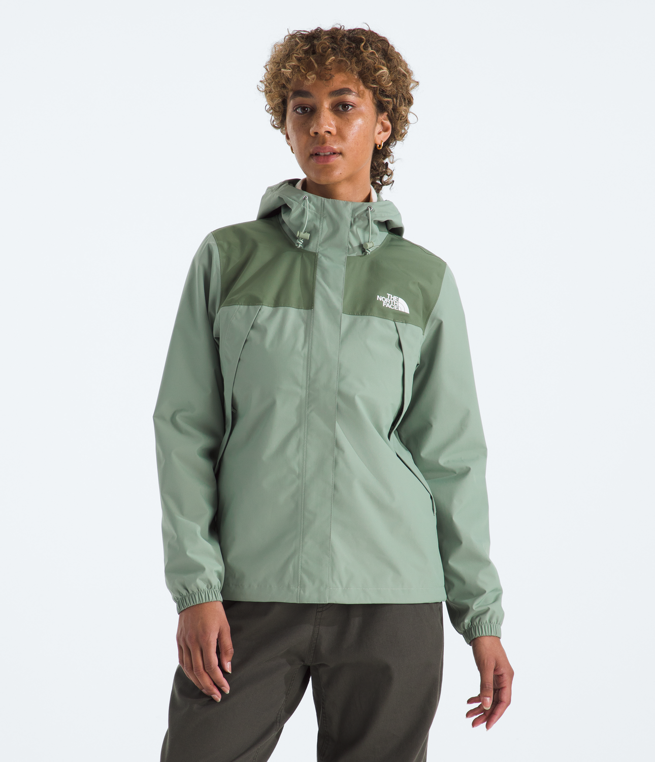 Chaqueta Impermeable Antora Mujer Verde Claro-0