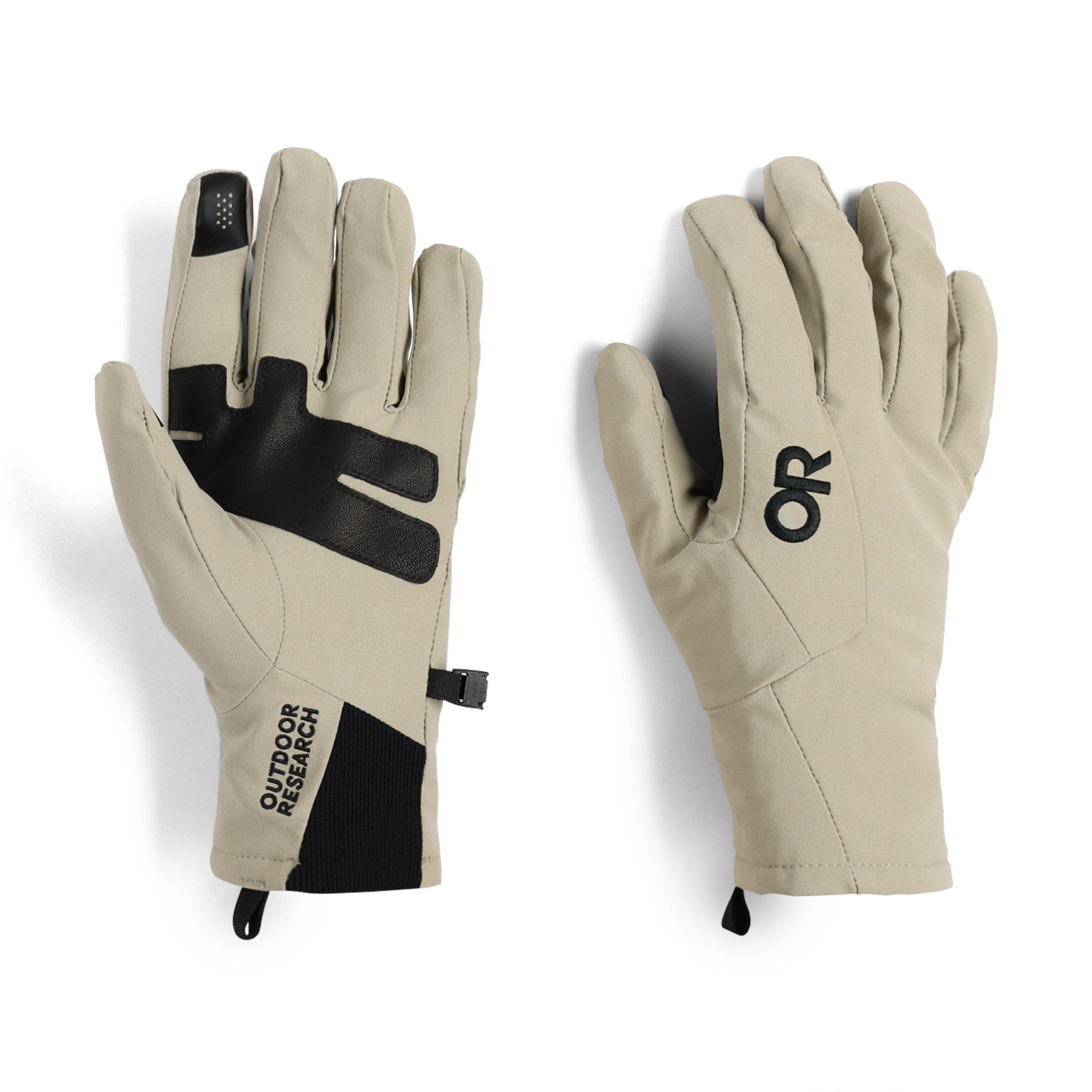 Guantes Outdoor Research Hombre Sureshot Softshell Gris-0