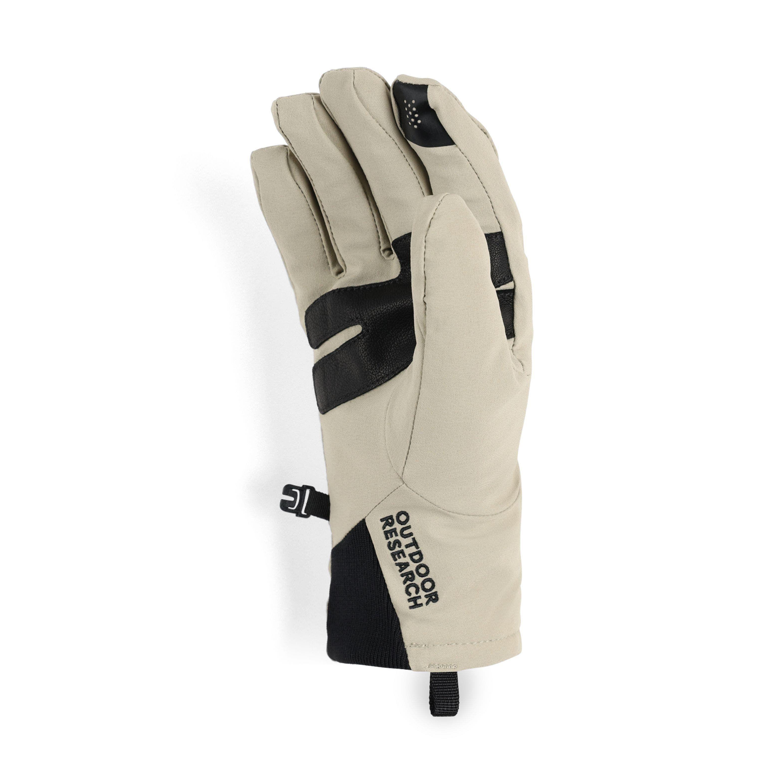 Guantes Outdoor Research Hombre Sureshot Softshell Gris-1